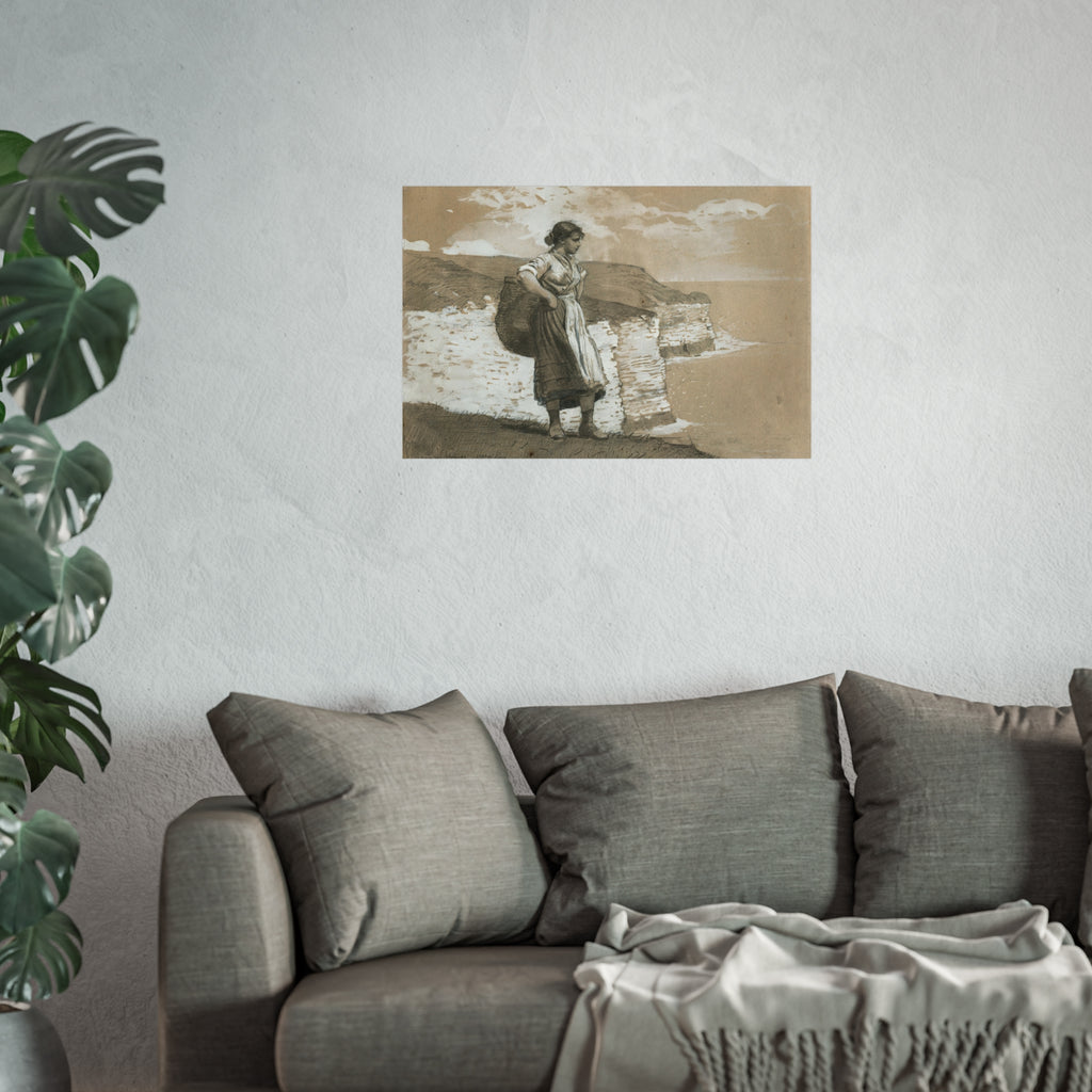 Winslow Homer - Flamborough Head, England | Fine Art Poster