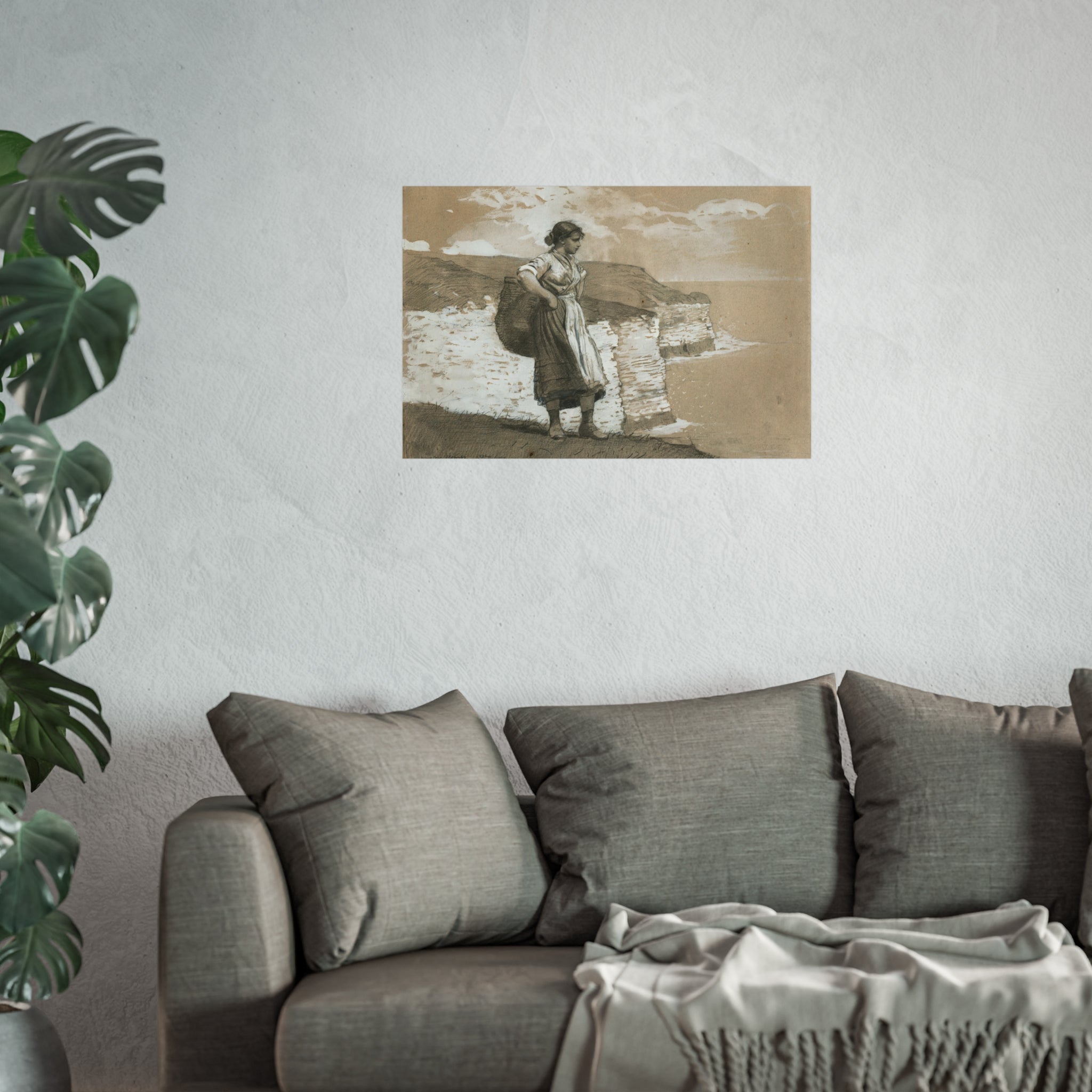 Winslow Homer - Flamborough Head, England | Fine Art Poster