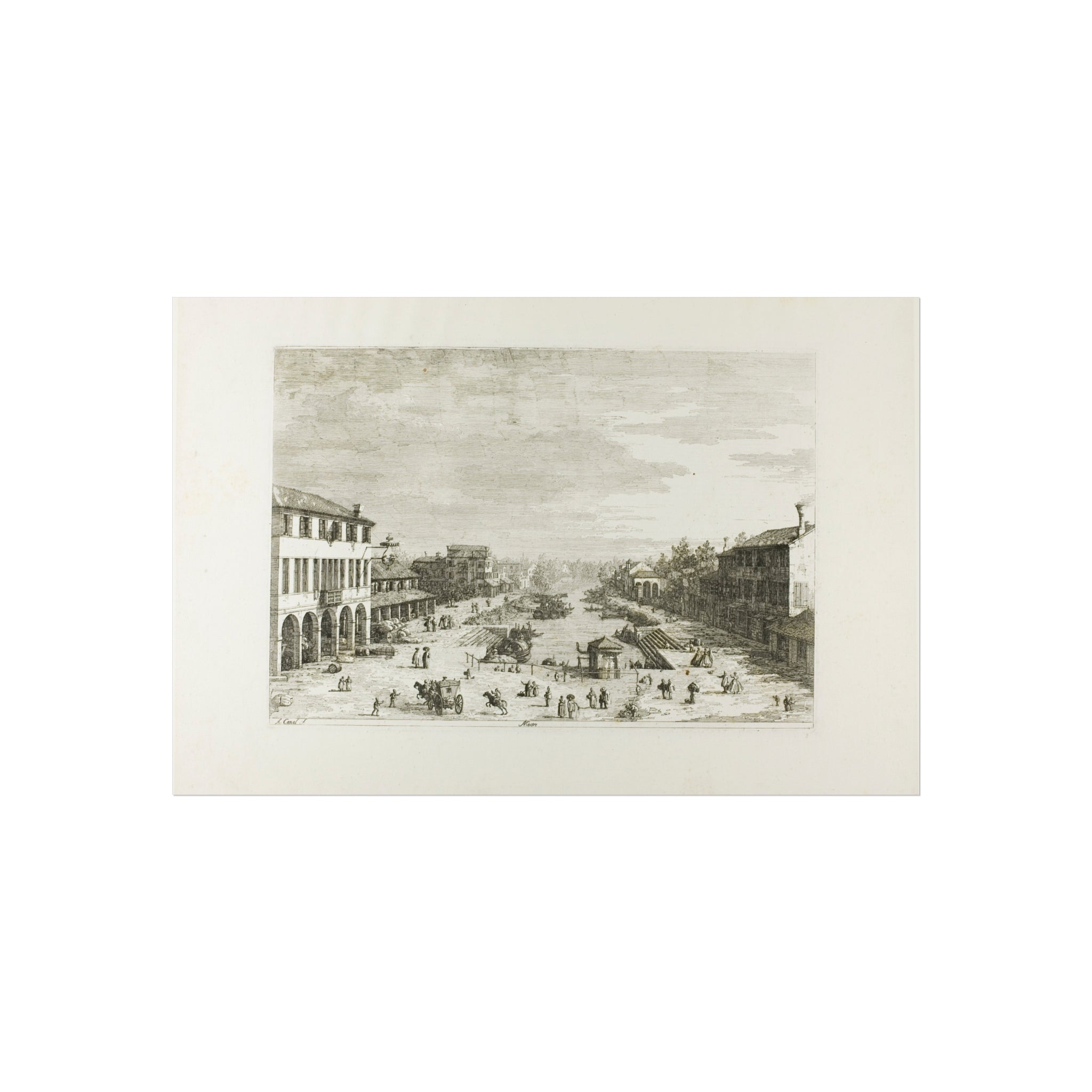 Canaletto - Mestre, from Vedute | Fine Art Poster