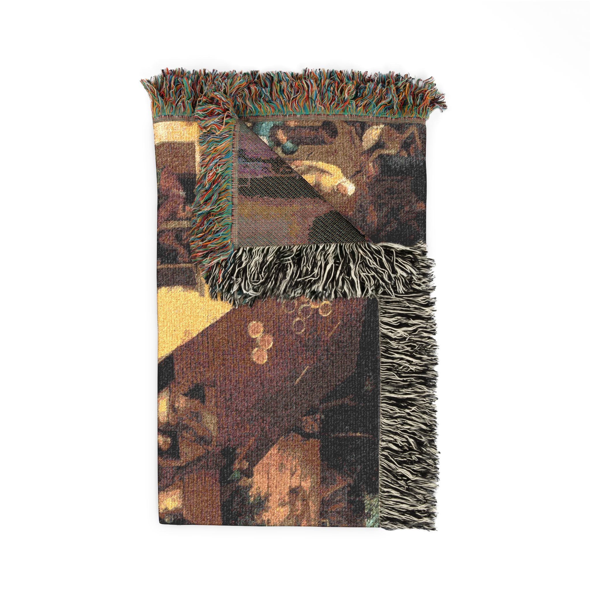 Pieter Brueghel the Elder - The Dutch Proverbs - Google Art Project | Woven Tapestry Blanket