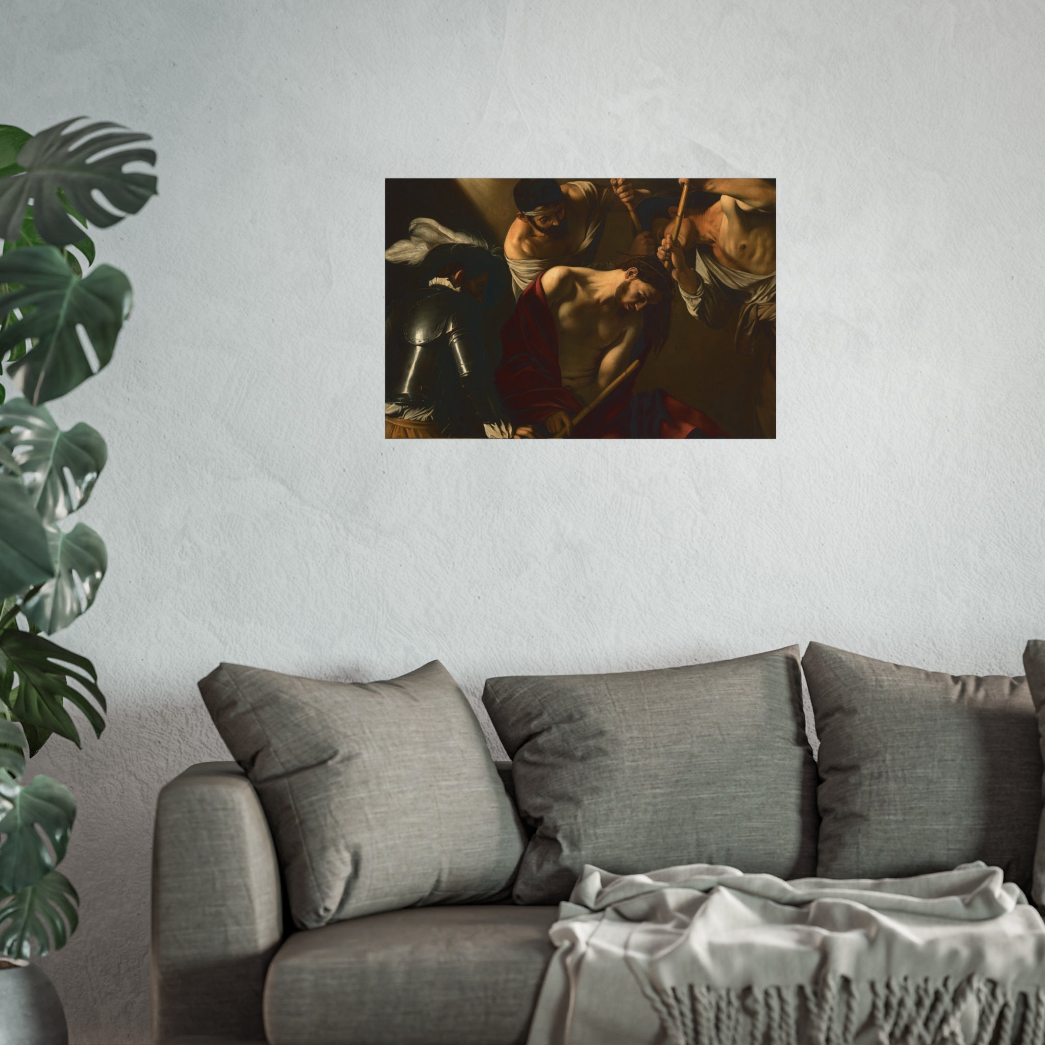 Michelangelo Merisi, called Caravaggio - The Crowning with Thorns - Google Art Project | Fine Art Poster