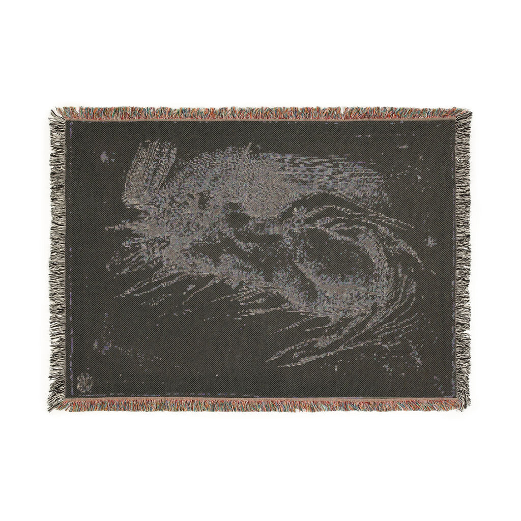 Eugène Delacroix - Study of a Woman Seen from the Back | Woven Tapestry Blanket