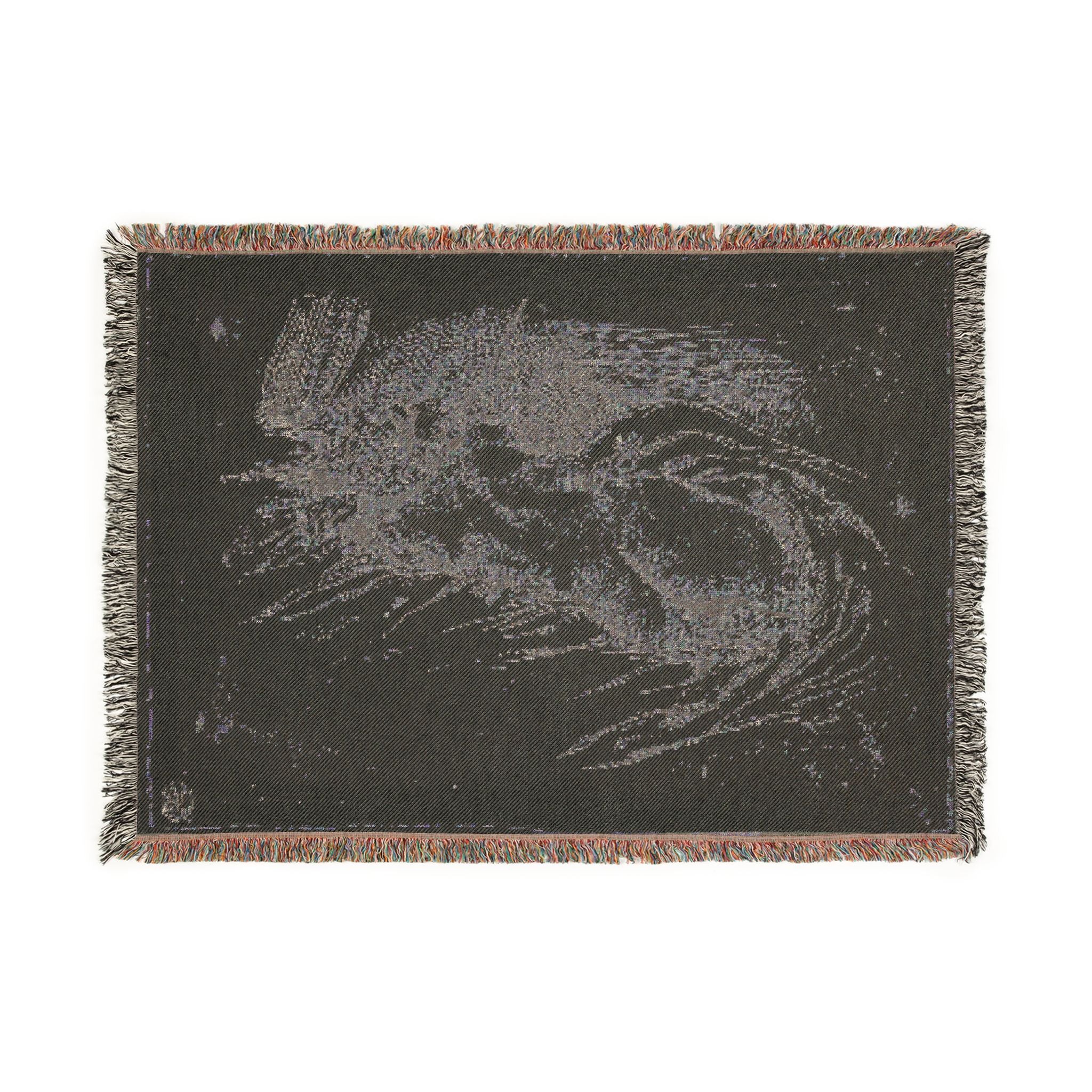 Eugène Delacroix - Study of a Woman Seen from the Back | Woven Tapestry Blanket