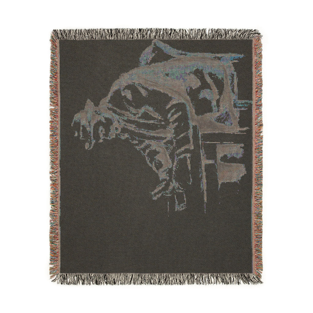 Paul Cezanne - A Study for the Card Players | Woven Tapestry Blanket