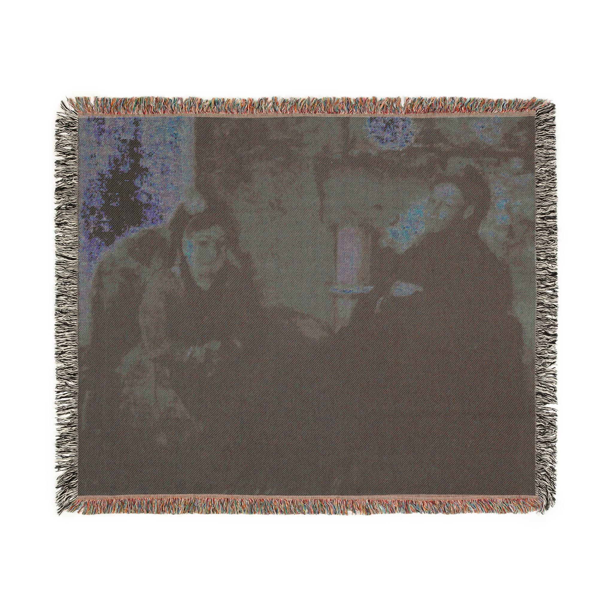 Hilaire Germain Edgar Degas - Portrait of Mme Lisle and Mme Loubens | Woven Tapestry Blanket