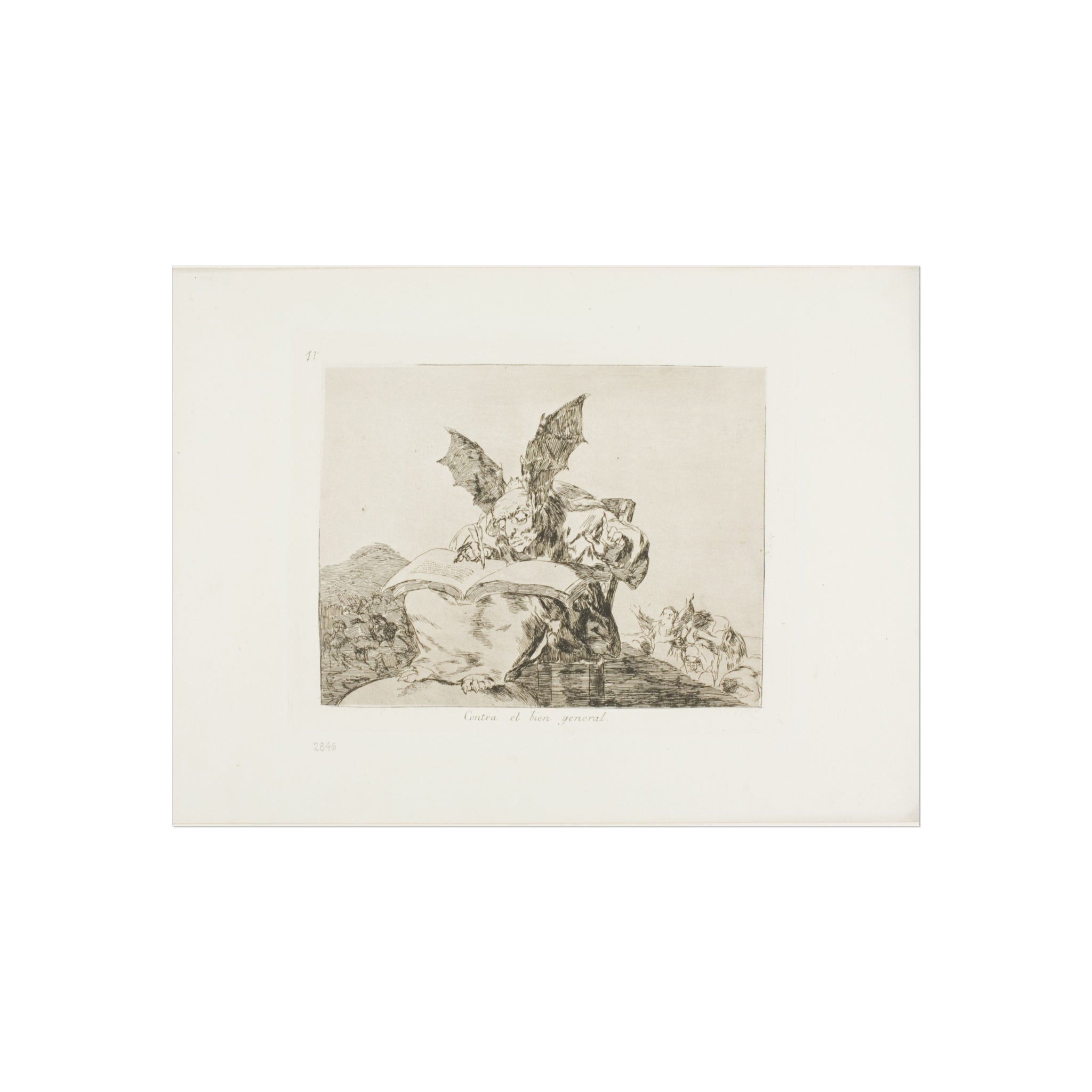 Francisco José de Goya y Lucientes - Against the Common Good, plate 71 from The Disasters of War | Fine Art Poster