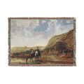 Aelbert Cuyp - Rivierlandschap met ruiters - Google Art Project | Woven Tapestry Blanket