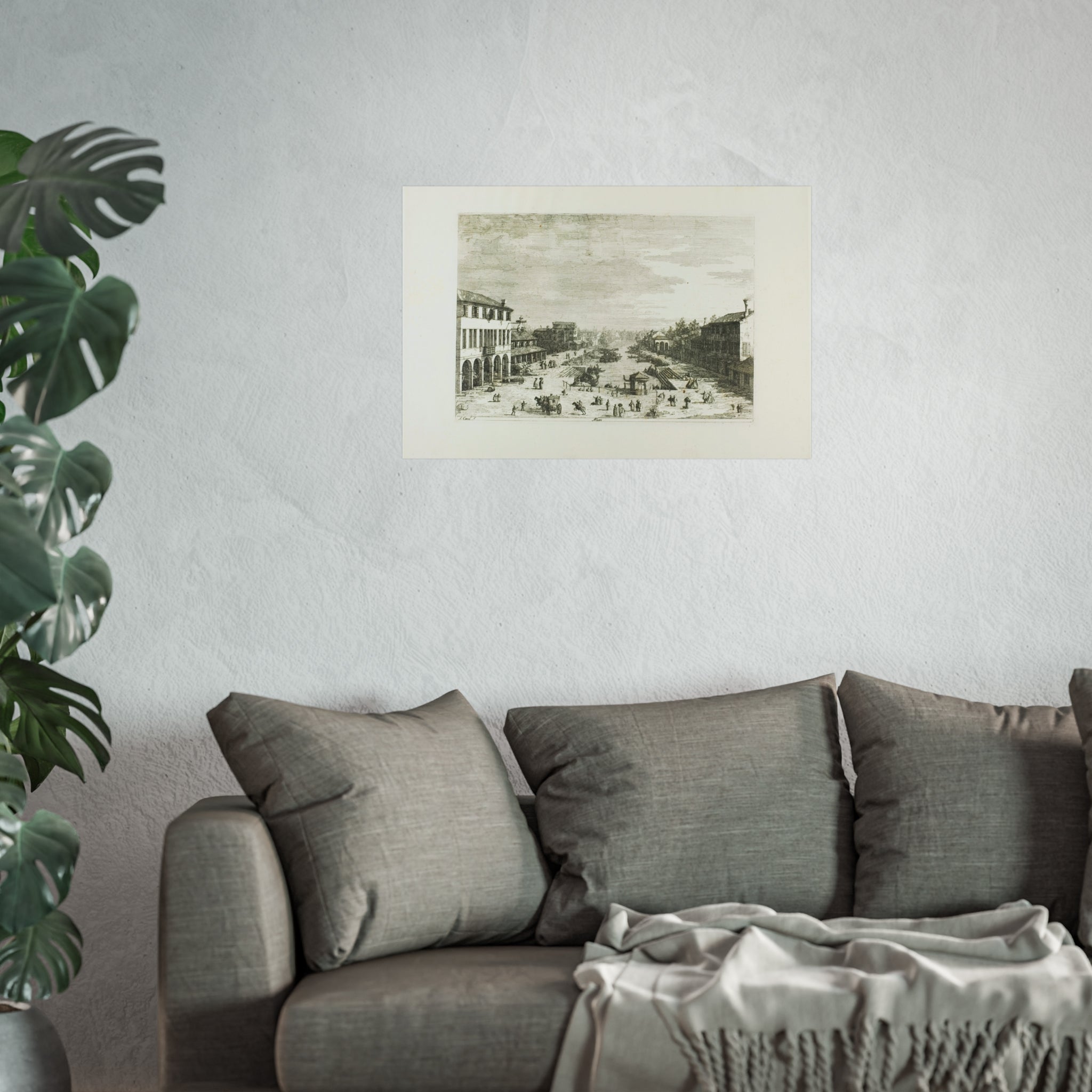 Canaletto - Mestre, from Vedute | Fine Art Poster
