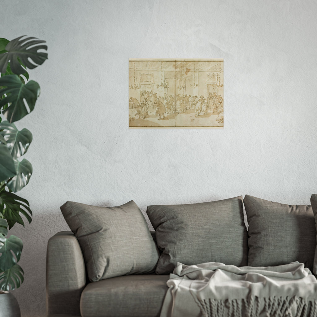Giovanni Antonio Guardi - Il Ridotto | Fine Art Poster
