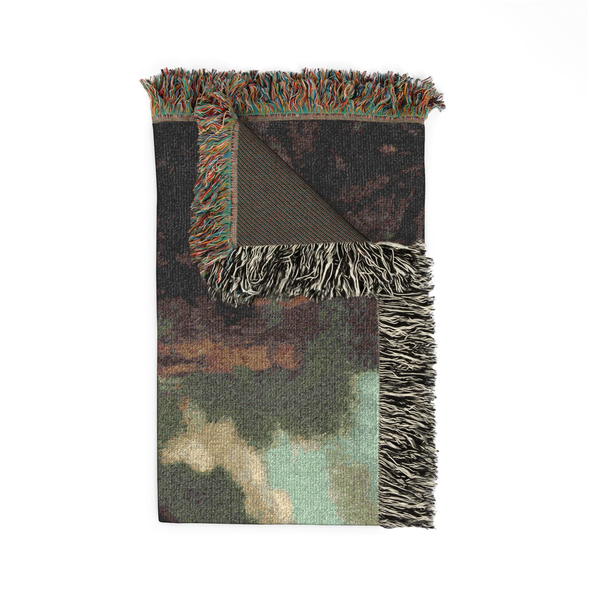 Gustave Courbet - The Valley of Les Puits-Noir | Woven Tapestry Blanket