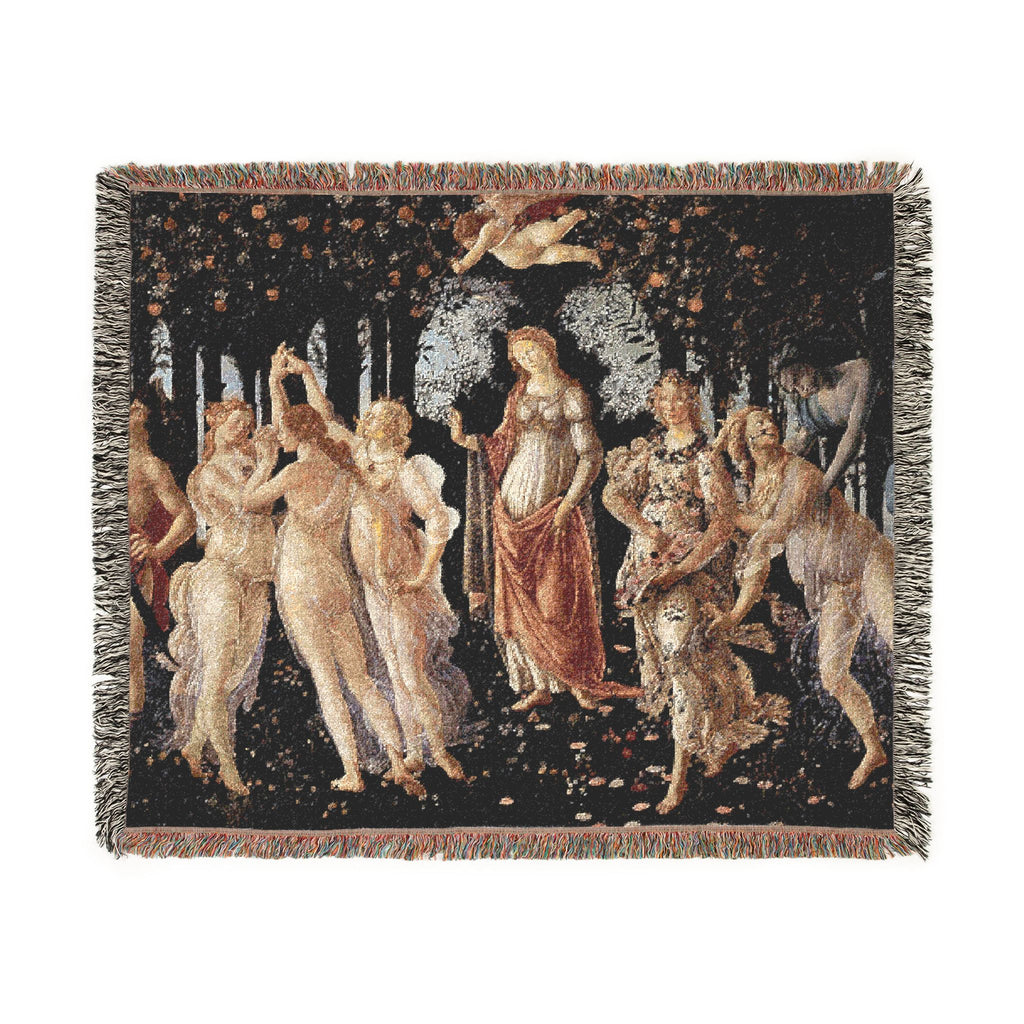 Botticelli-primavera | Woven Tapestry Blanket