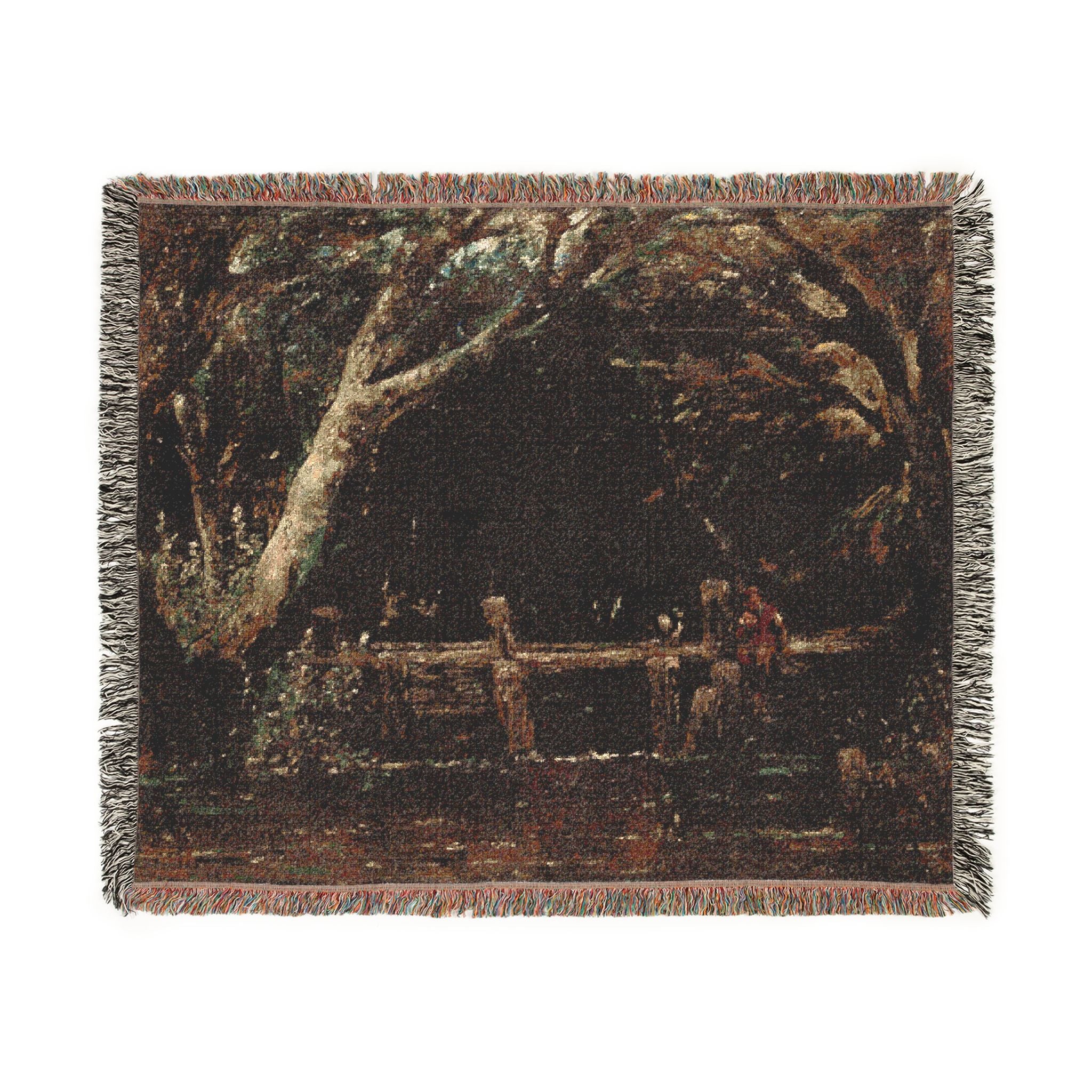 John Constable - Landscape (The Lock) | Woven Tapestry Blanket