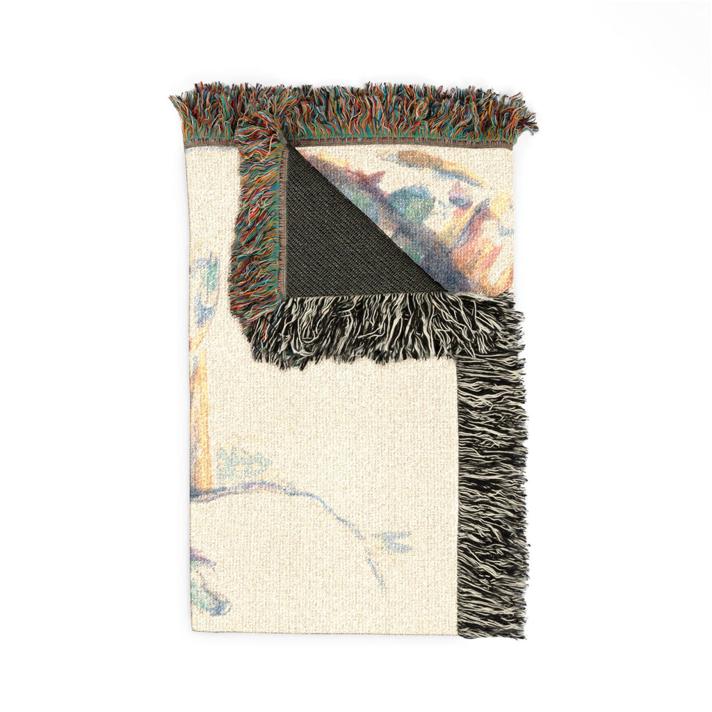 Paul Cezanne - The Three Skulls | Woven Tapestry Blanket