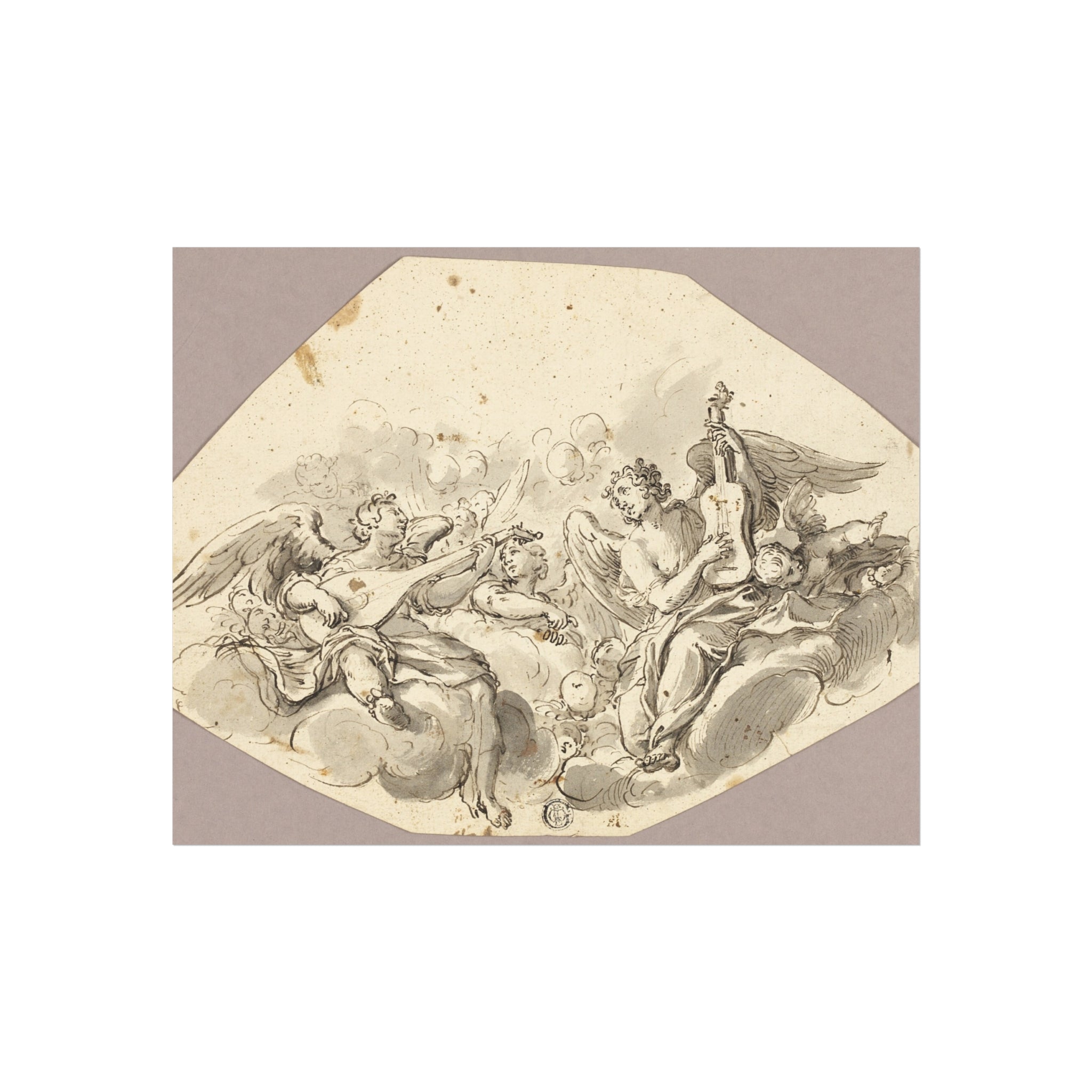 Giovanni Battista Tiepolo - Musician Angels | Fine Art Poster