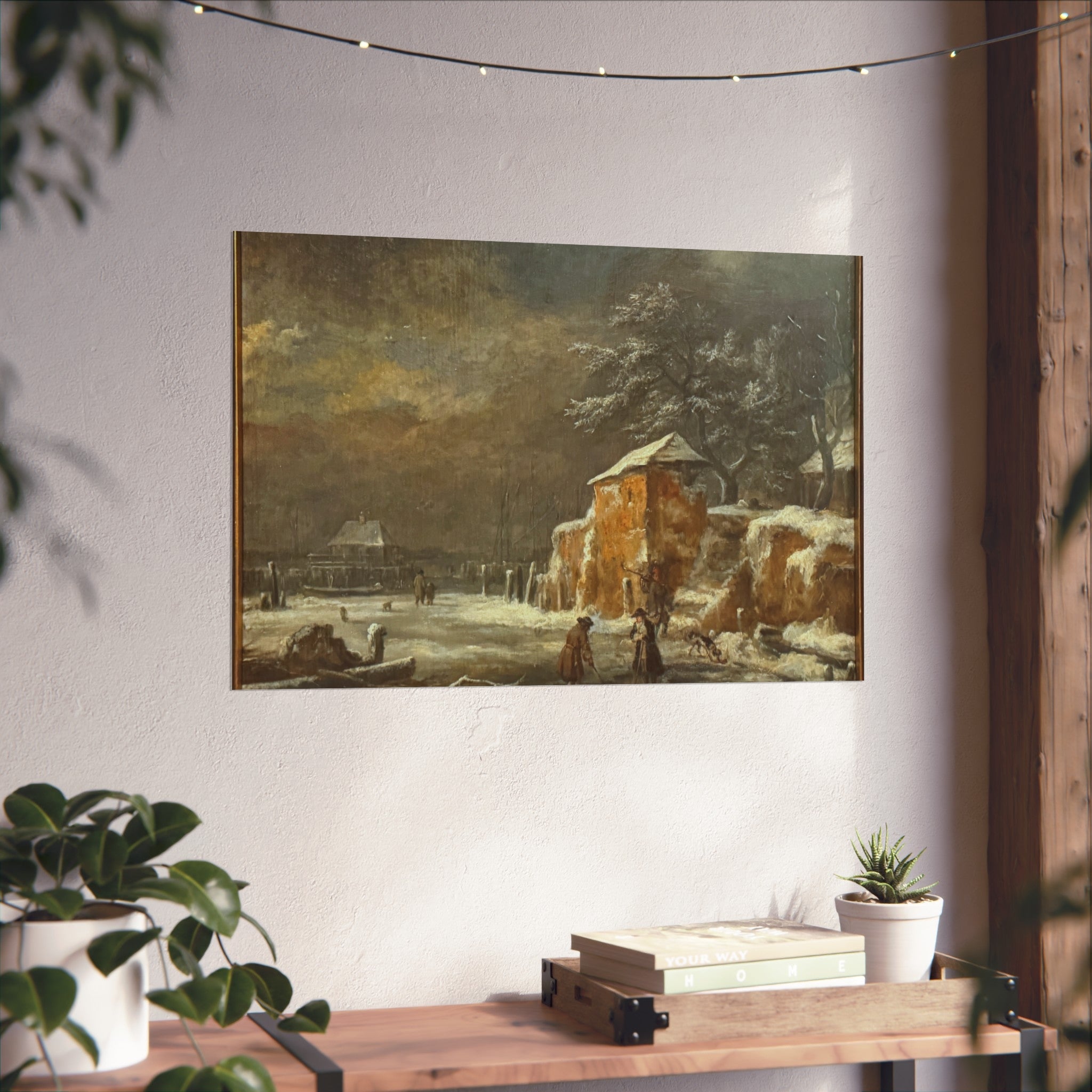Hamburg, Kunsthalle, Jacob van Ruisdael, Winterlandschaft | Fine Art Poster