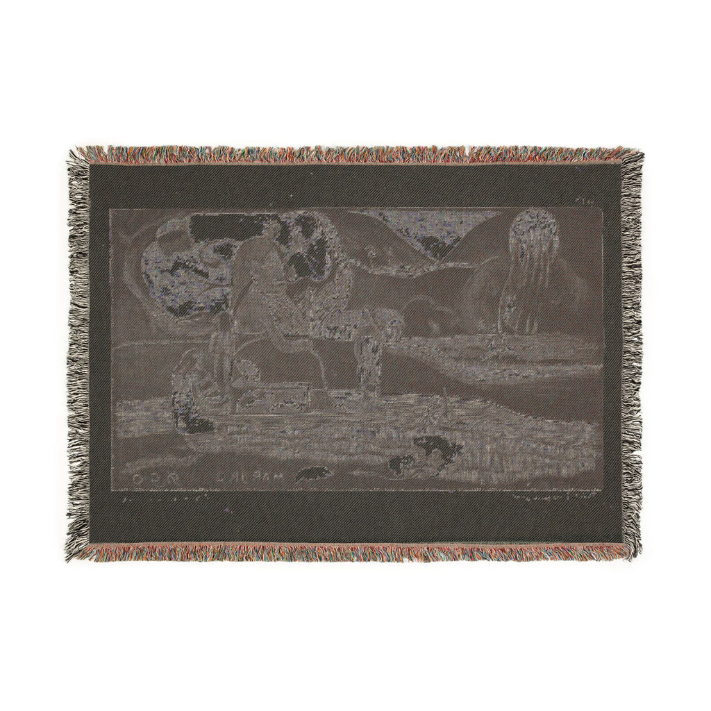 Paul Gauguin - Maruru (Offerings of Gratitude), from the Noa Noa Suite | Woven Tapestry Blanket