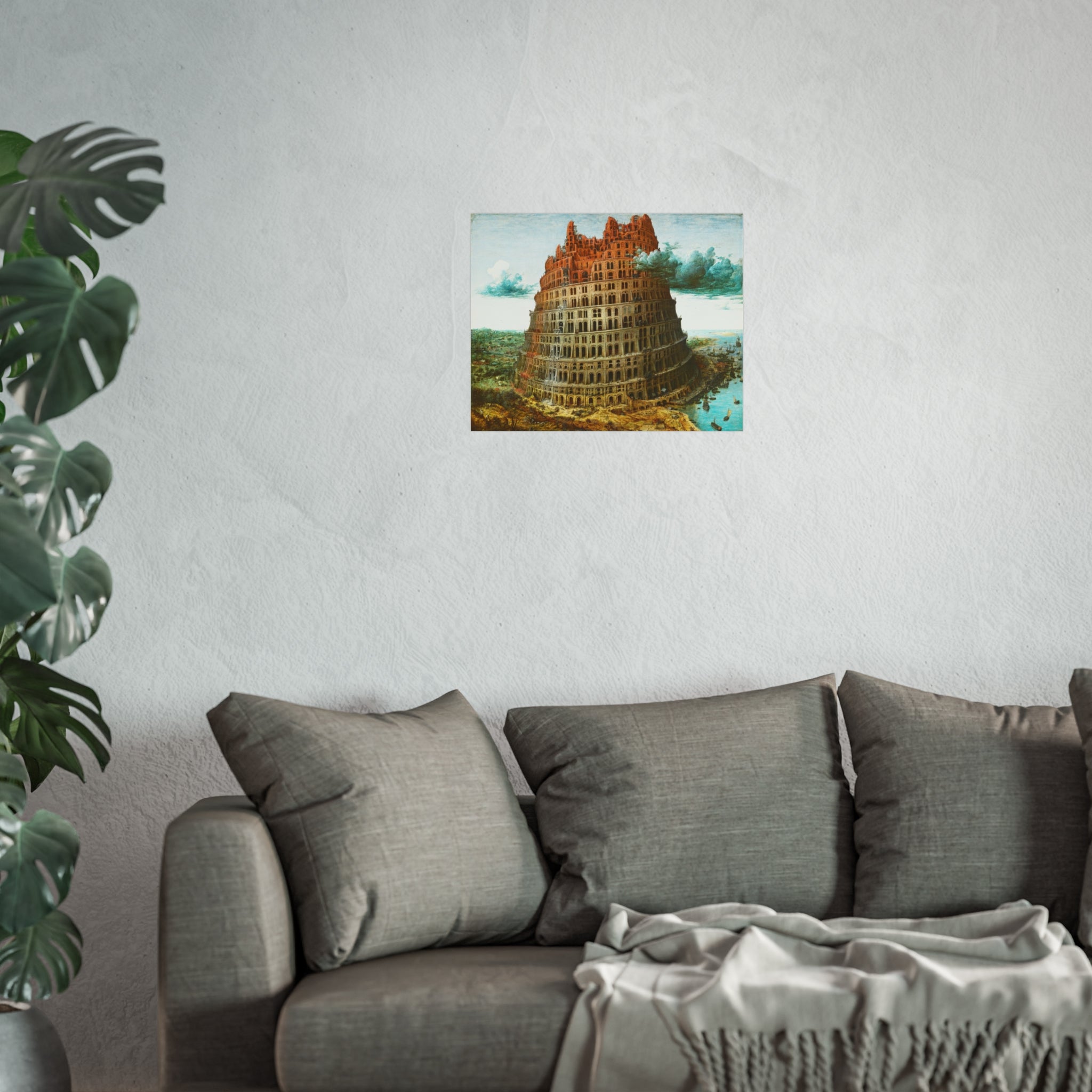 Pieter Bruegel the Elder - The Tower of Babel (Rotterdam) - Google Art Project - edited | Fine Art Poster