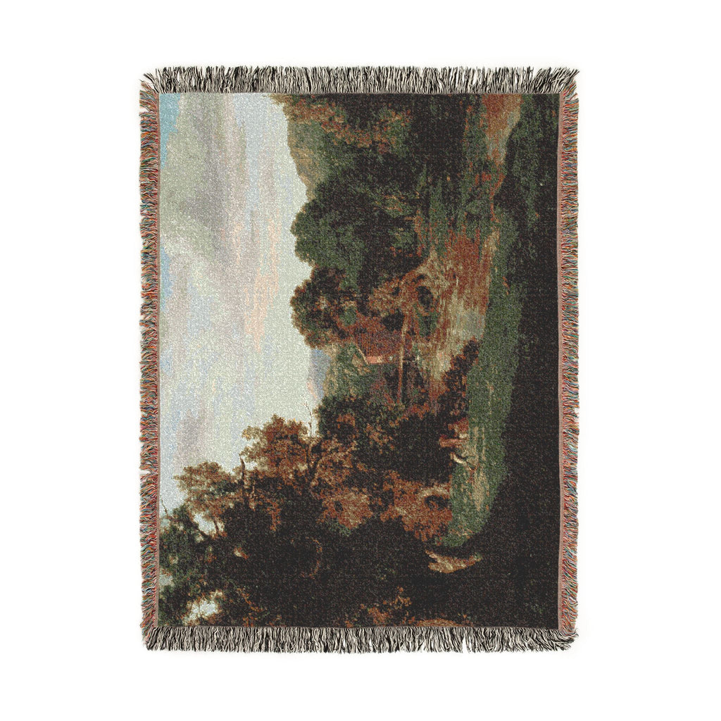 George Inness - The Old Mill | Woven Tapestry Blanket