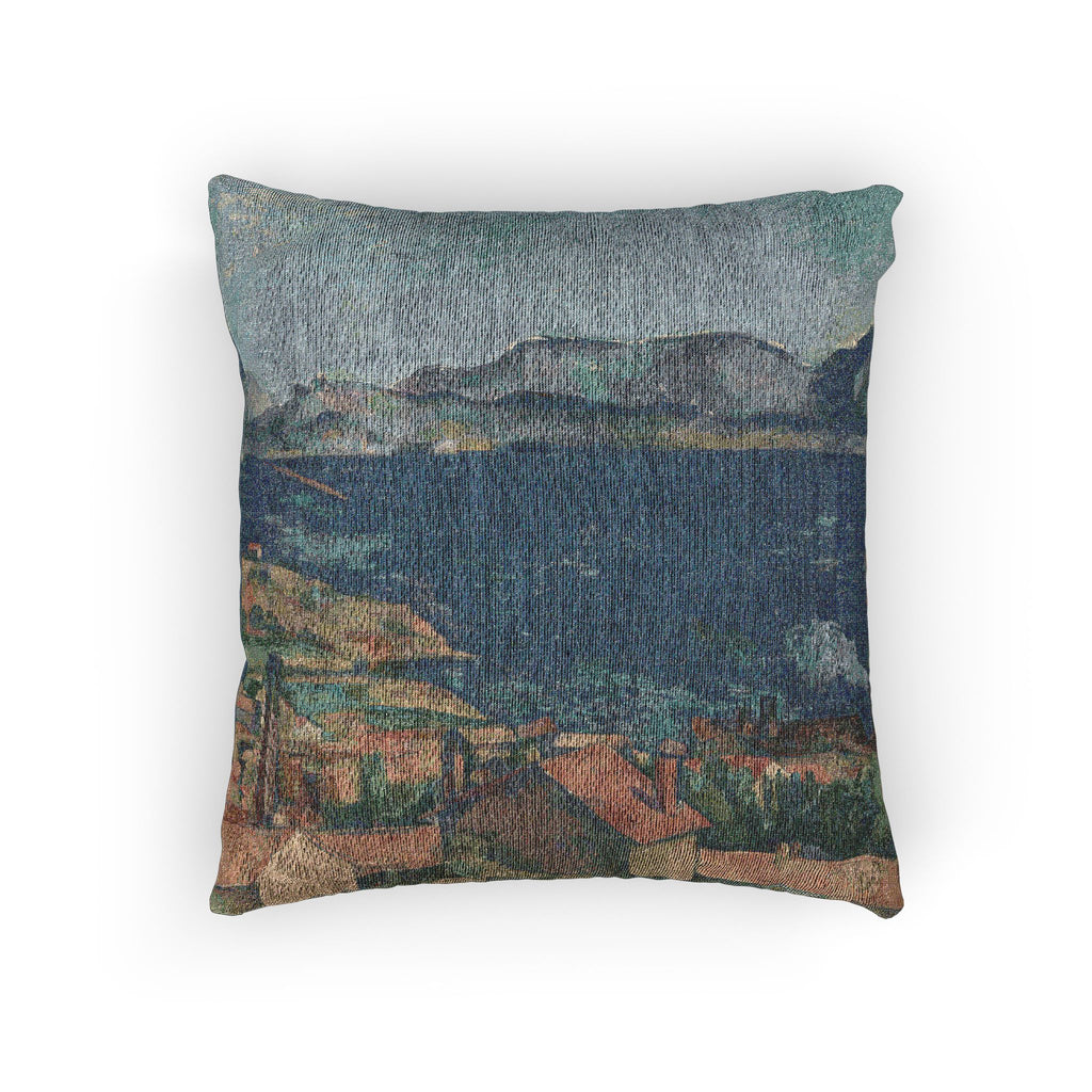 Paul Cezanne - The Bay of Marseille, Seen from L'Estaque | Woven Pillow