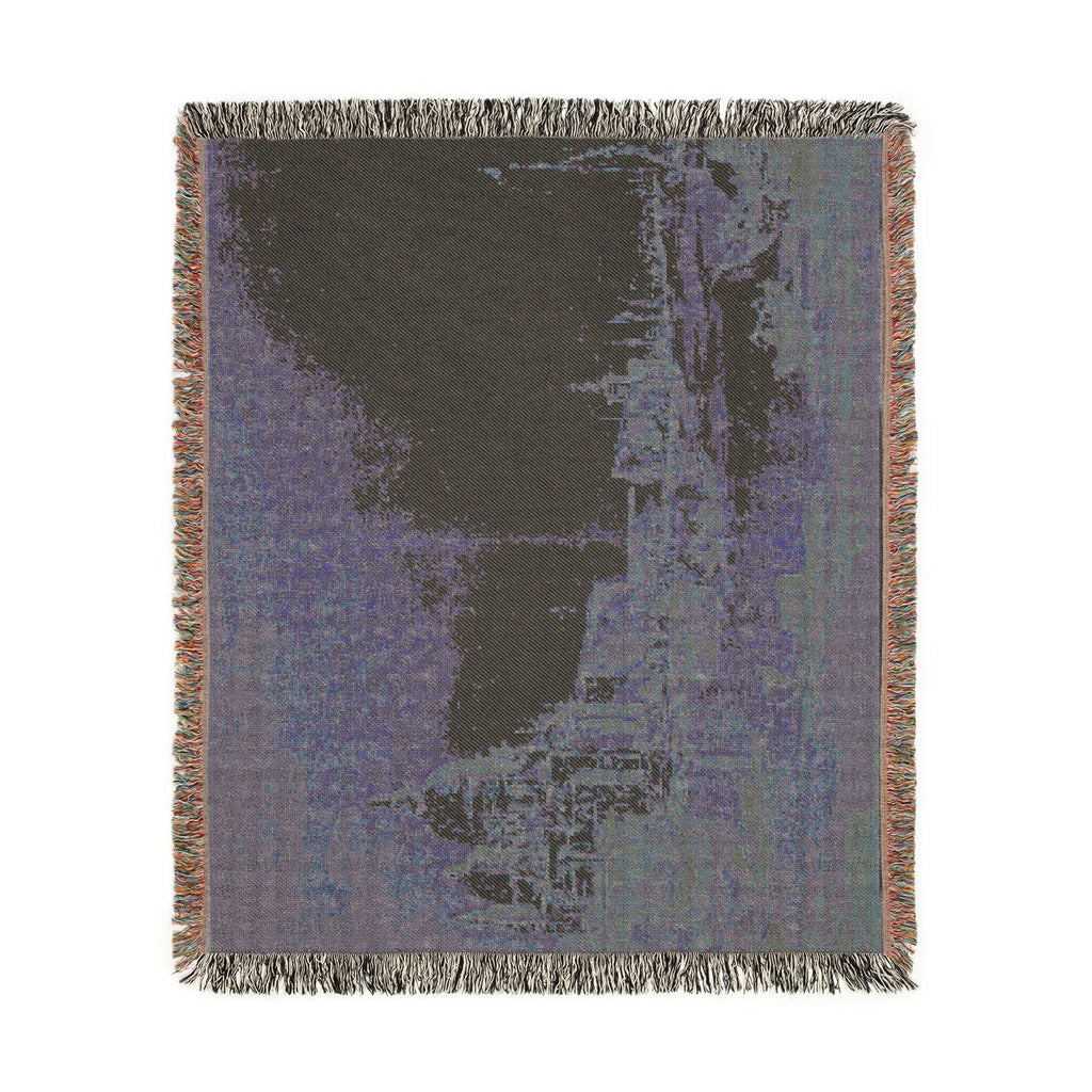 Imitator of Francesco Guardi - Bacino di San Marco with the Dogana del Mare and Santa Maria della Salute | Woven Tapestry Blanket