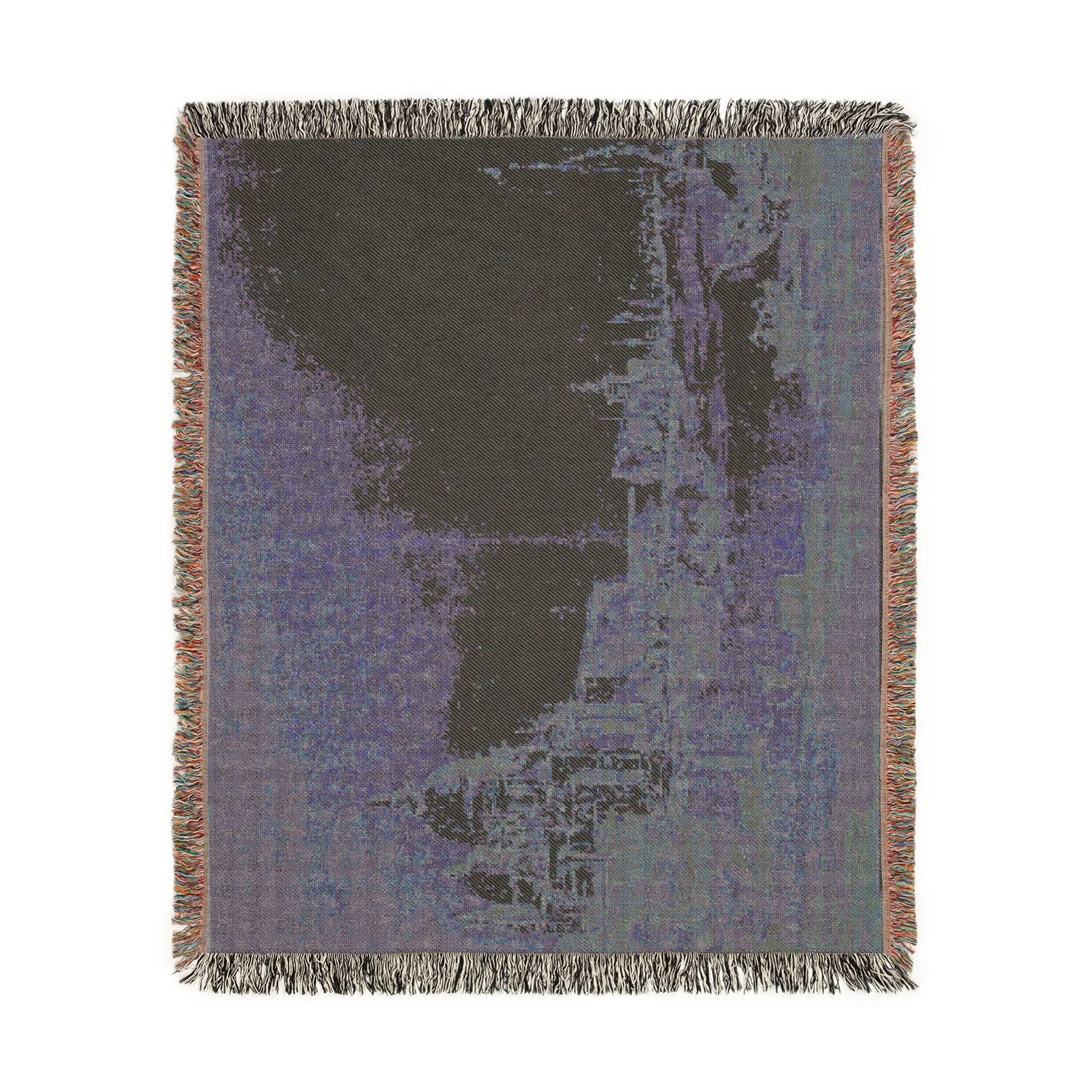 Imitator of Francesco Guardi - Bacino di San Marco with the Dogana del Mare and Santa Maria della Salute | Woven Tapestry Blanket
