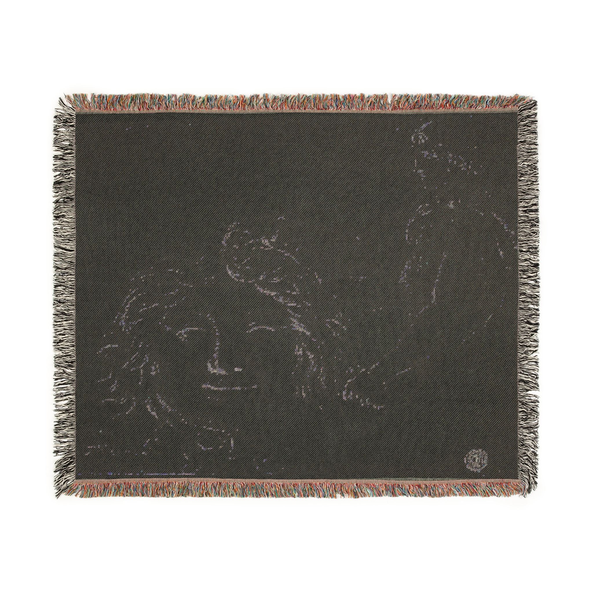 Style of Jacques Louis David - Perseus and the Gorgon's Head | Woven Tapestry Blanket