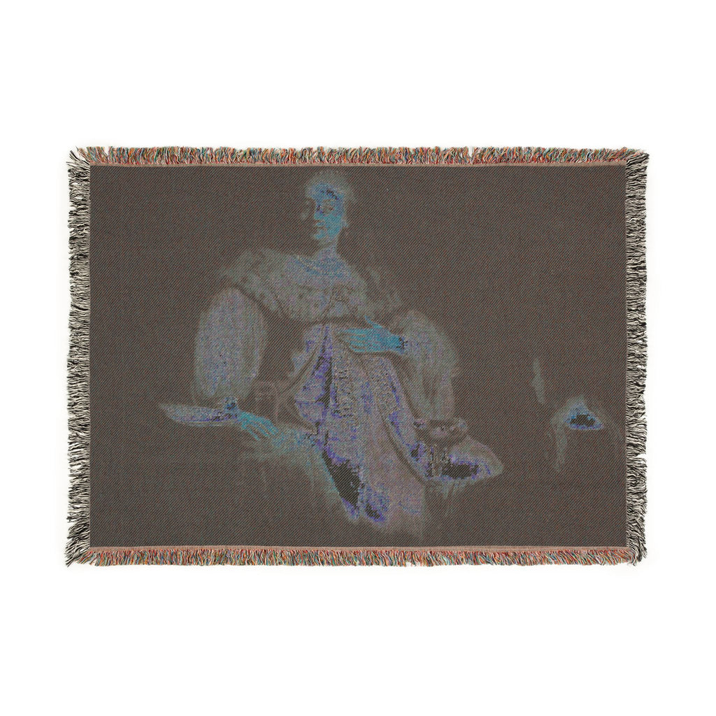 Judith at the Banquet of Holofernes (previously known as Artemisia), by Rembrandt, from Prado in Google Earth | Woven Tapestry Blanket