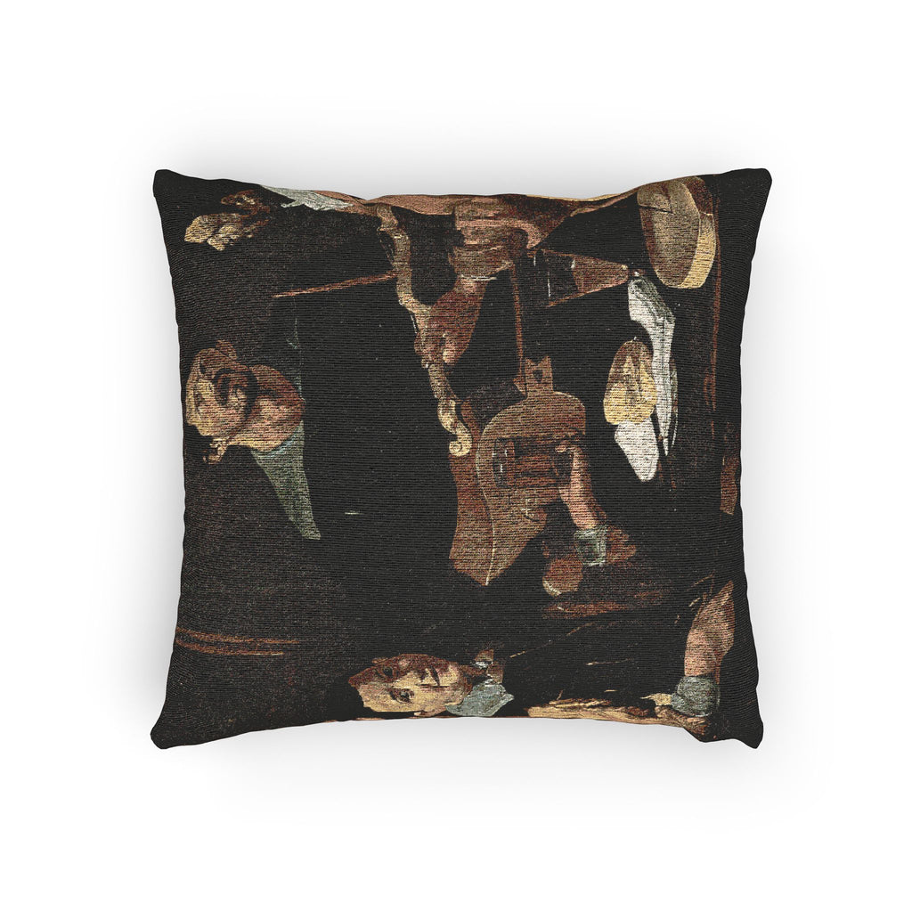 Diego Velázquez - The Three Musicians - Google Art Project | Woven Pillow