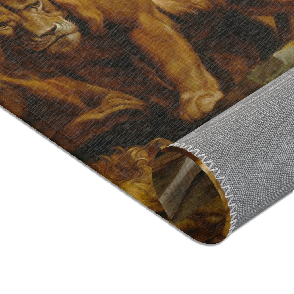 Sir Peter Paul Rubens - Daniel in the Lions' Den - Google Art Project | Area Rug