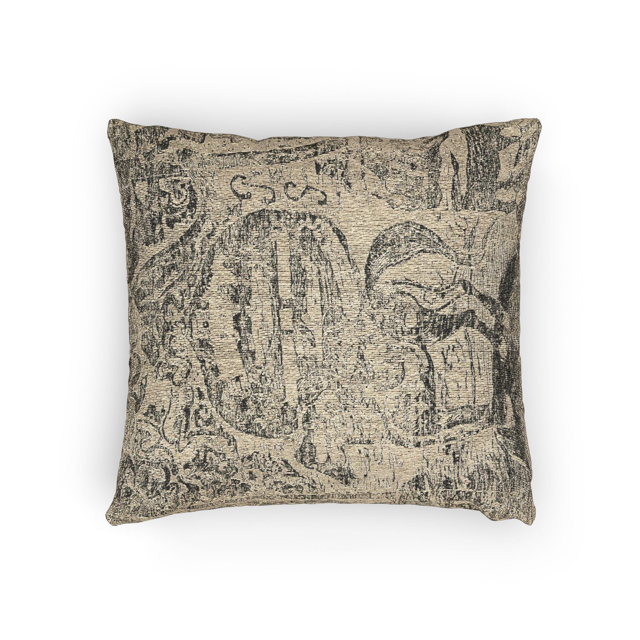Paul Gauguin - Horse, with Other Animals and Ornaments | Woven Pillow
