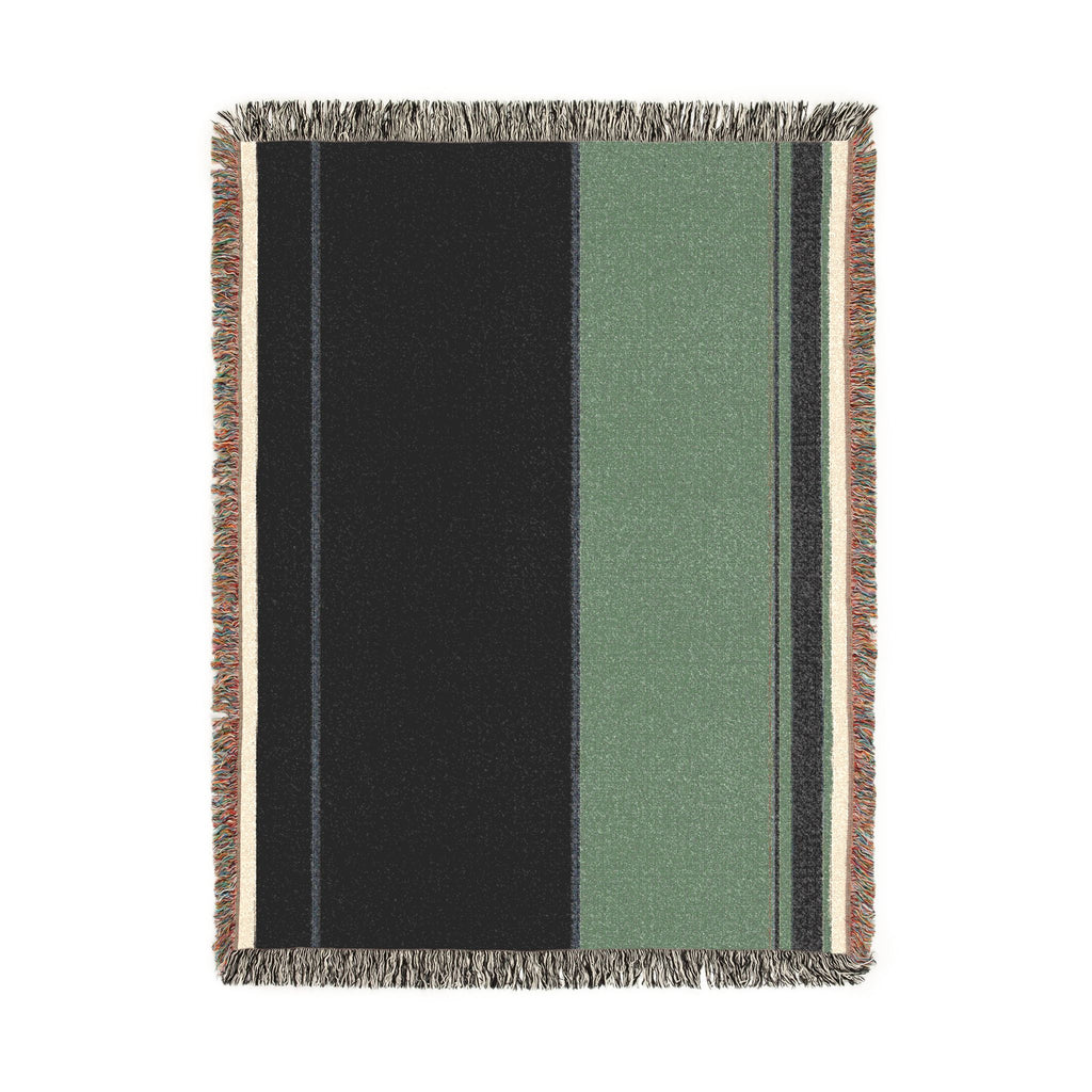 Grove Throw — Ink · Olive · Slate