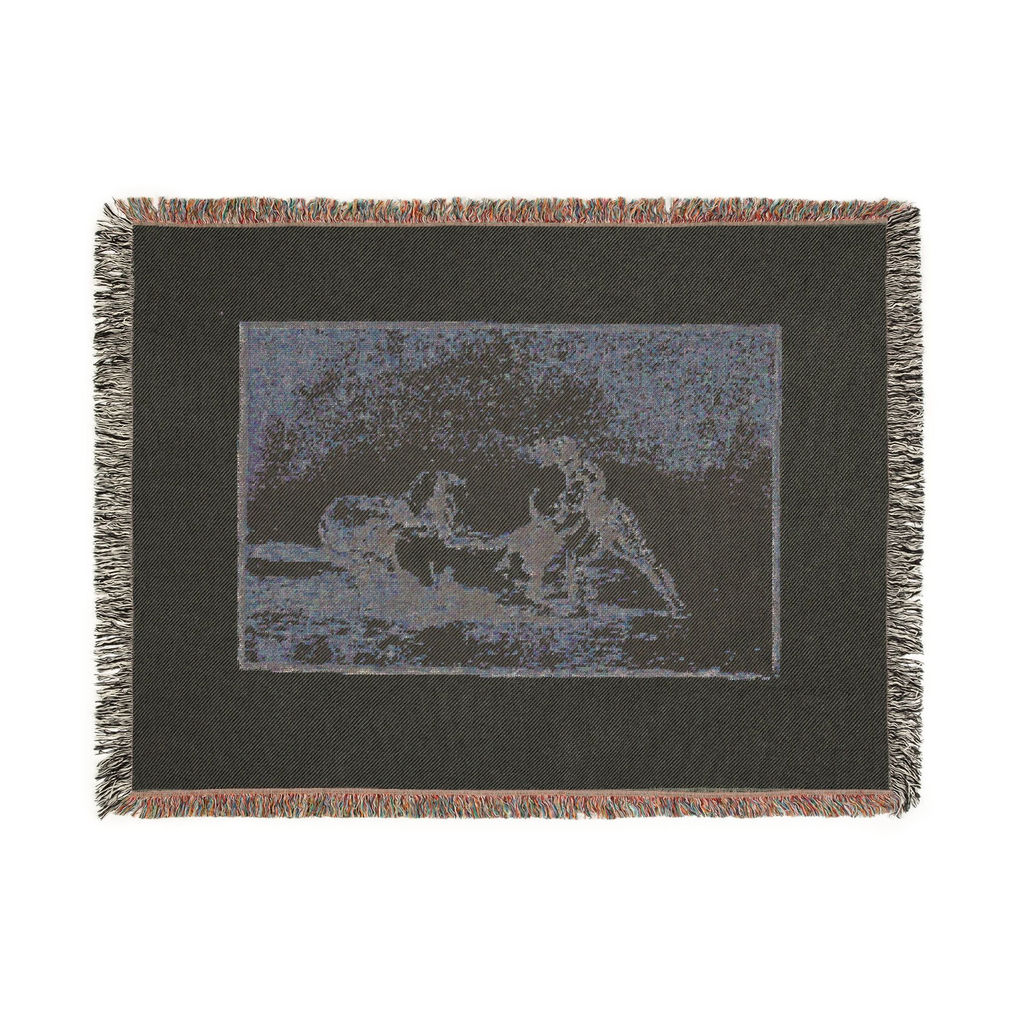 Francisco José de Goya y Lucientes - A Spanish knight kills the bull after having lost his horse, plate nine from The Ar | Woven Tapestry Blanket