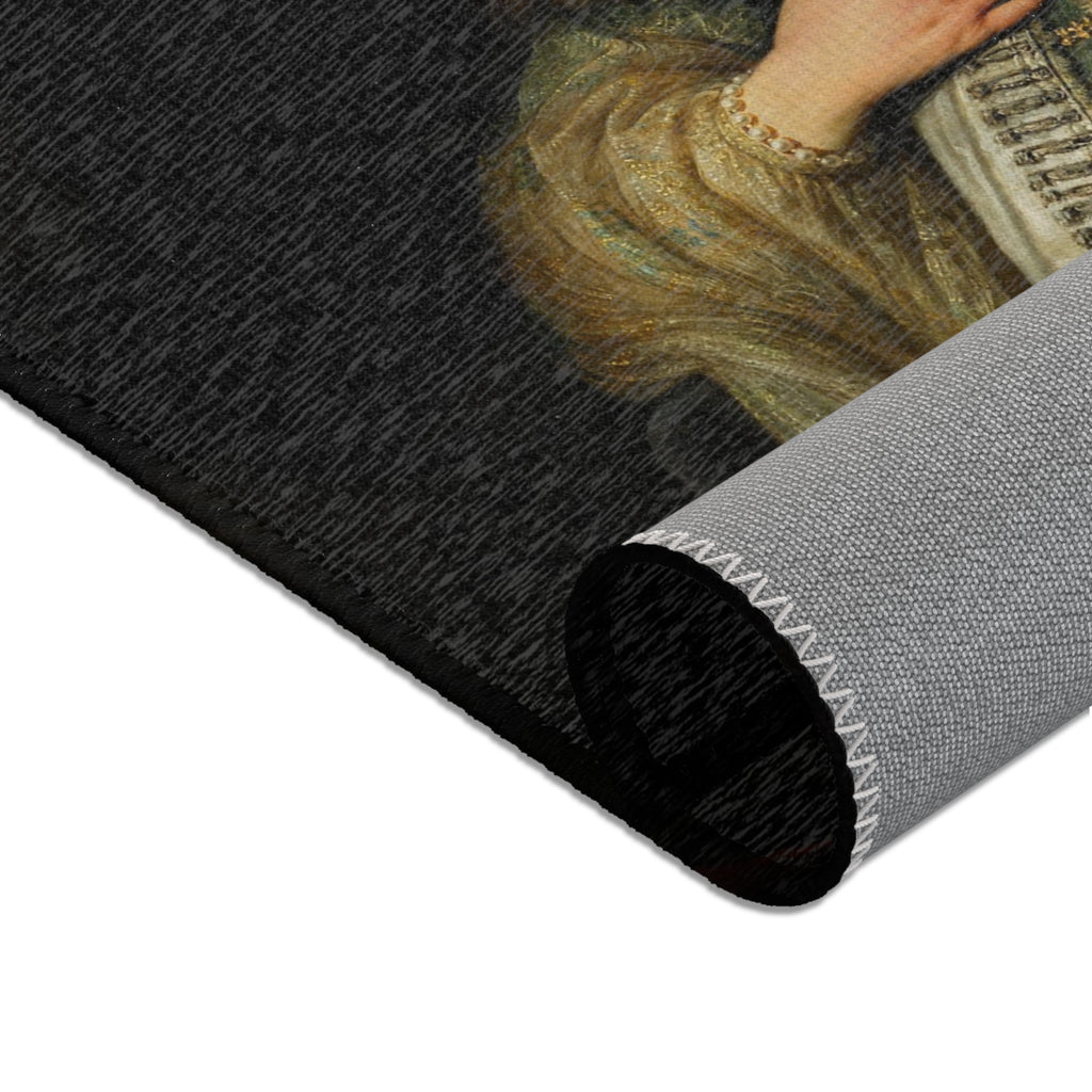 Judith at the Banquet of Holofernes (previously known as Artemisia), by Rembrandt, from Prado in Google Earth | Area Rug