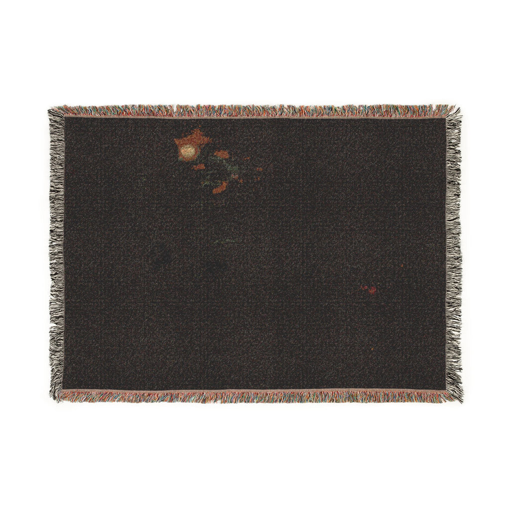 George Inness - The Moon at Night | Woven Tapestry Blanket