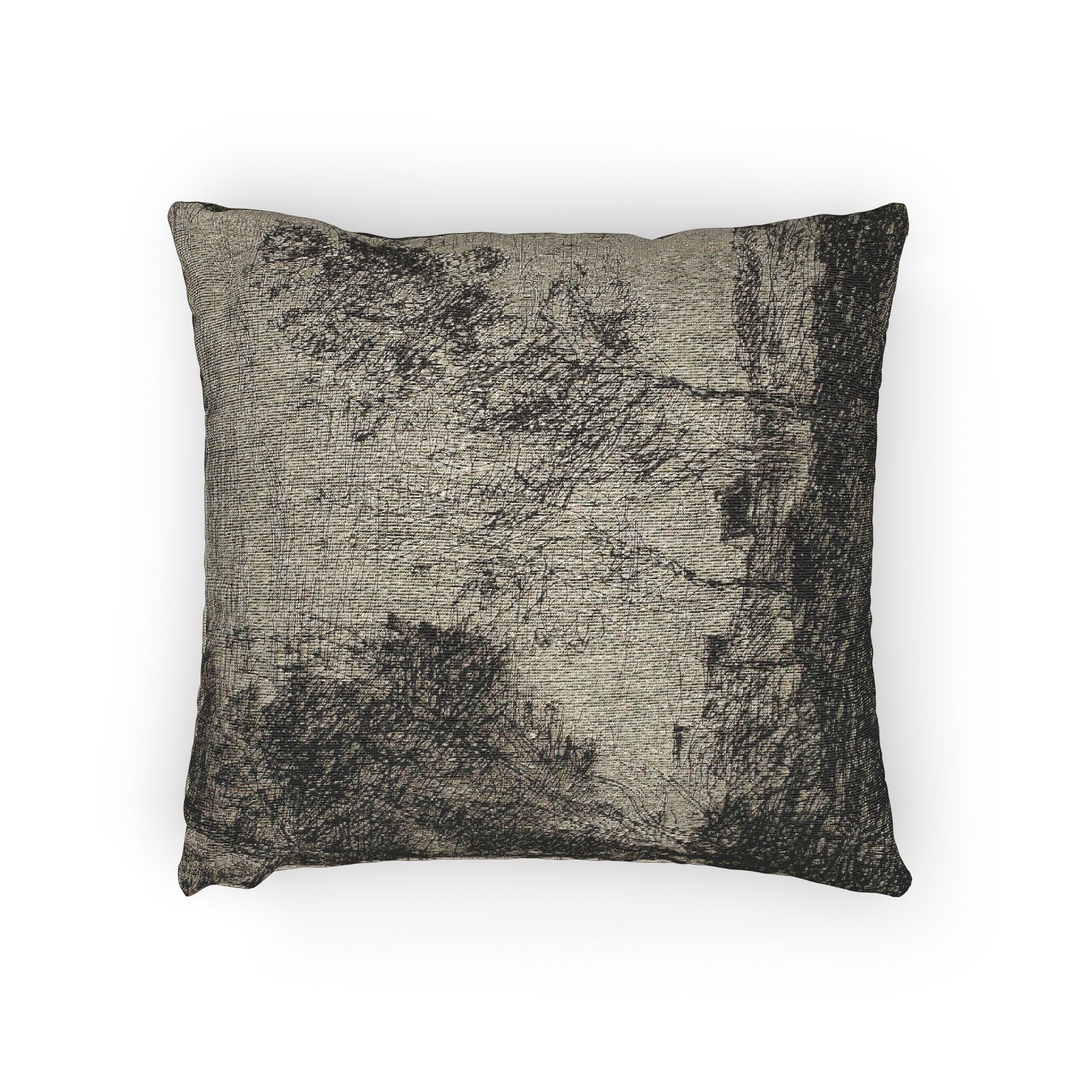Jean Baptiste Camille Corot - In the Dunes Souvenir of the Woods of the Hague | Woven Pillow
