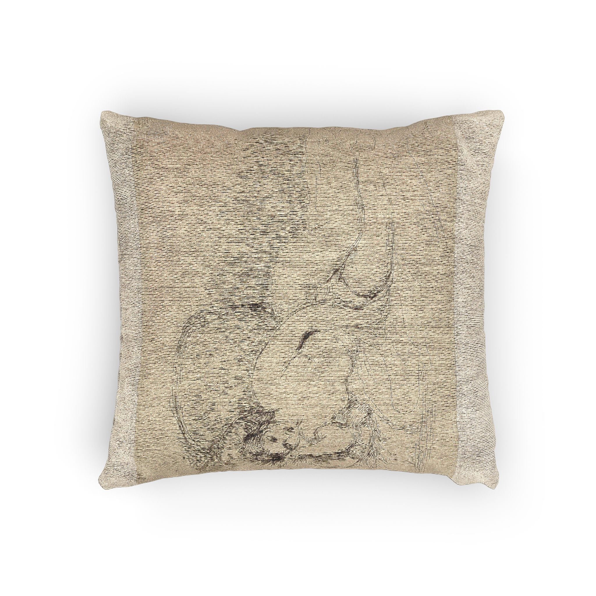 Pierre-Auguste Renoir - Woman Reclining, to the Left | Woven Pillow