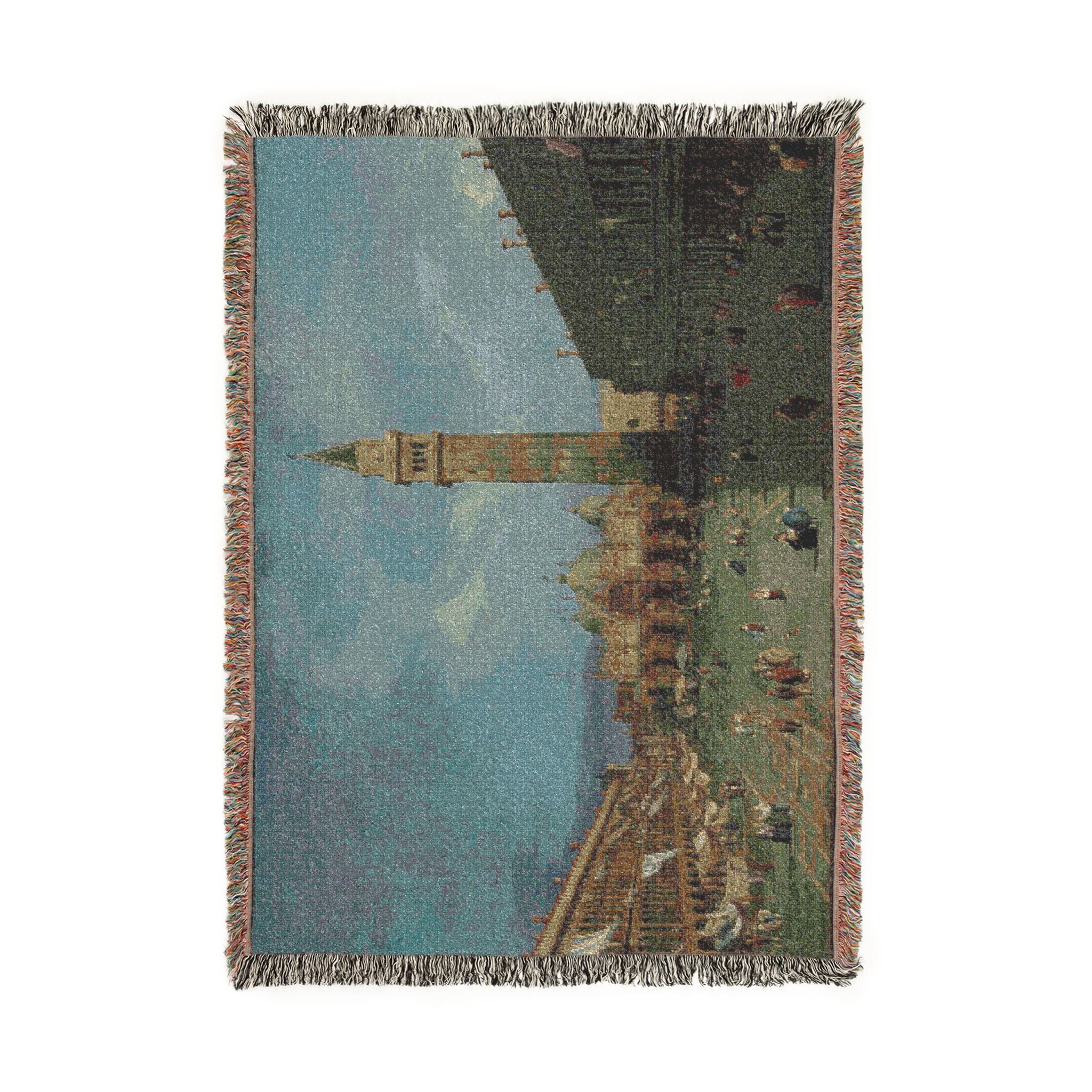 Giovanni Antonio Canal, il Canaletto - Piazza San Marco - WGA03883 | Woven Tapestry Blanket
