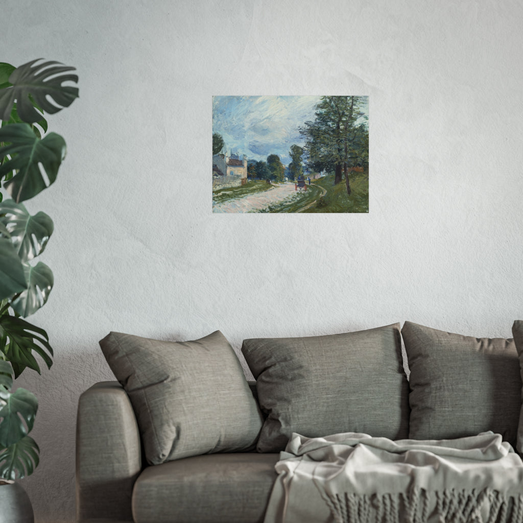 Alfred Sisley - A Turn in the Road | Fine Art Poster