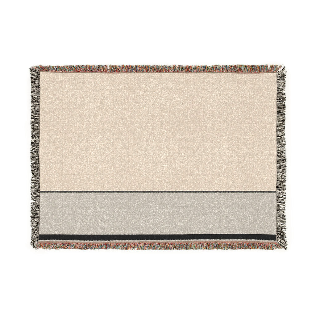 Quiet Throw — Oat · Stone · Ink