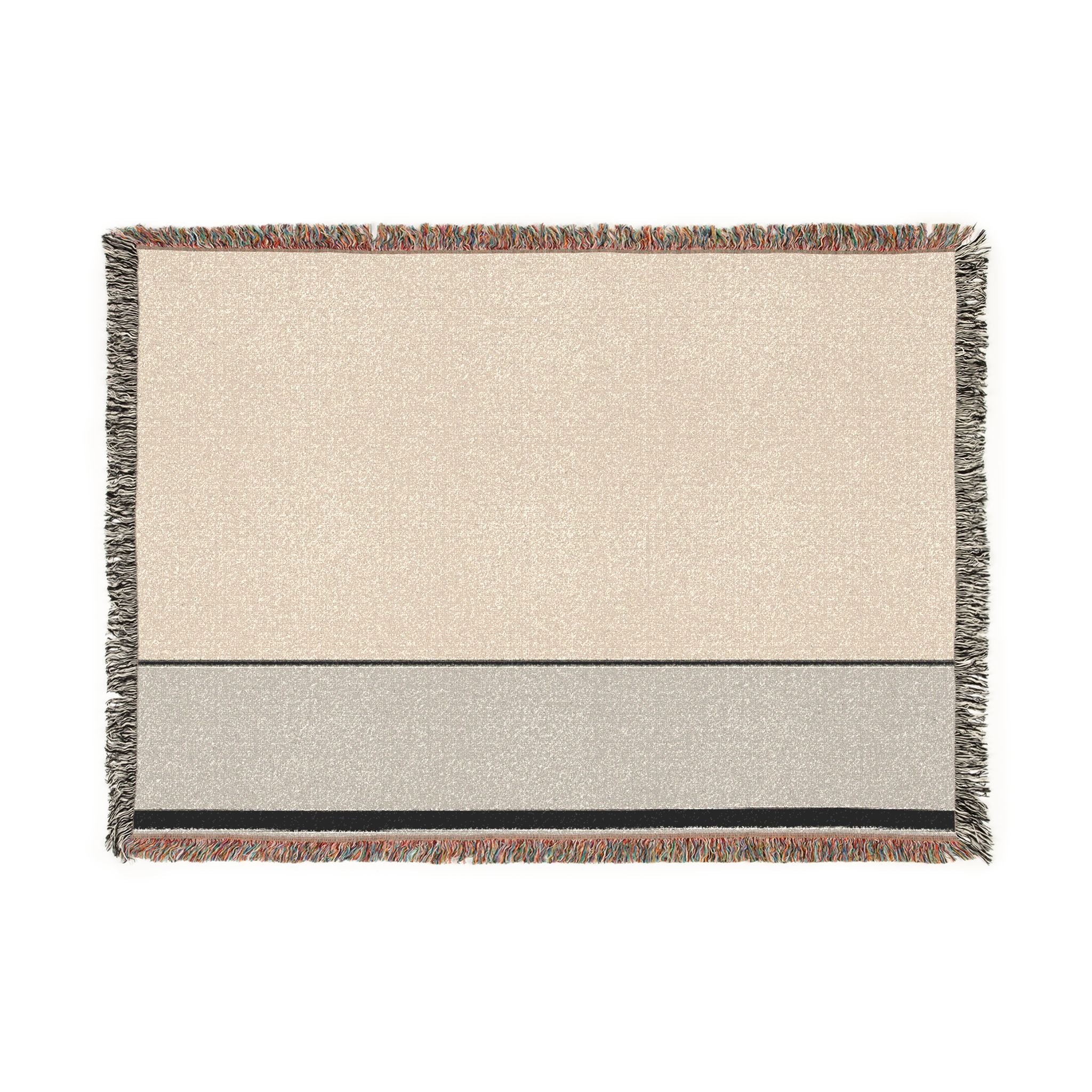 Quiet Throw — Oat · Stone · Ink