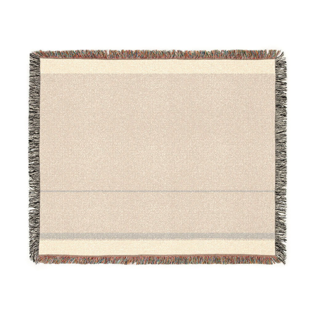 Quiet Throw — Sand · Oat · Stone