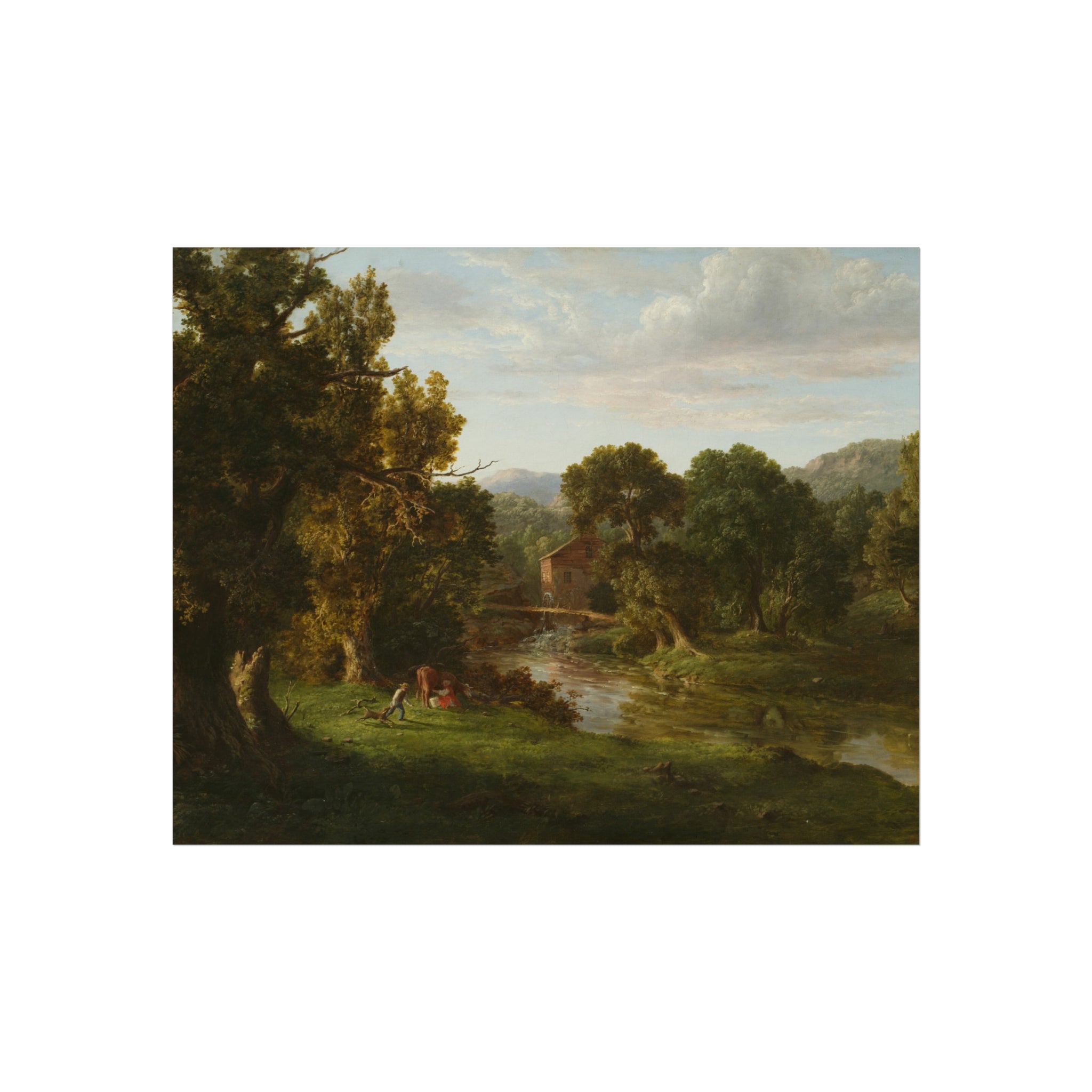 The Old Mill George Inness Fine Art Poster