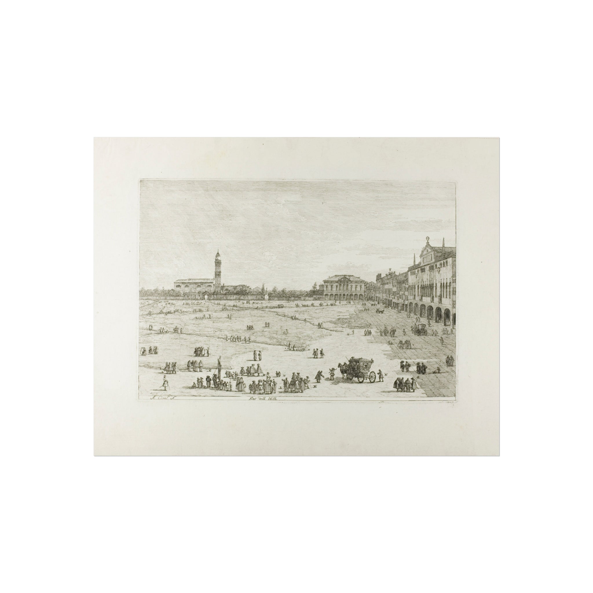 Canaletto - Prà della Valle, from Vedute | Fine Art Poster