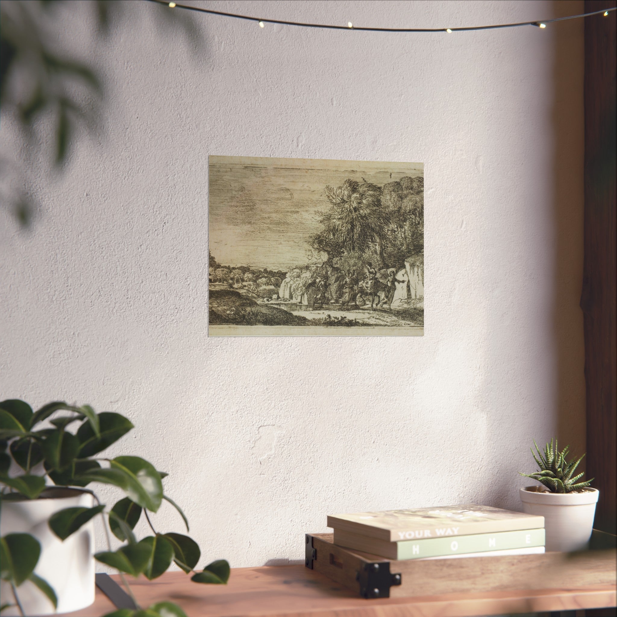 Claude Lorrain - The Flight into Egypt | Fine Art Poster