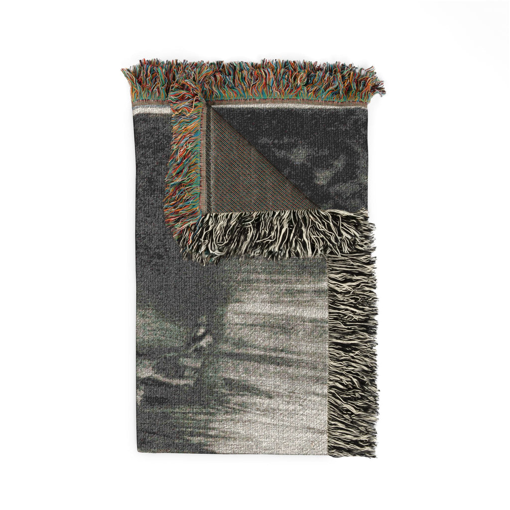 Rembrandt van Rijn - Christ Crucified between the Two Thieves The Three Crosses | Woven Tapestry Blanket