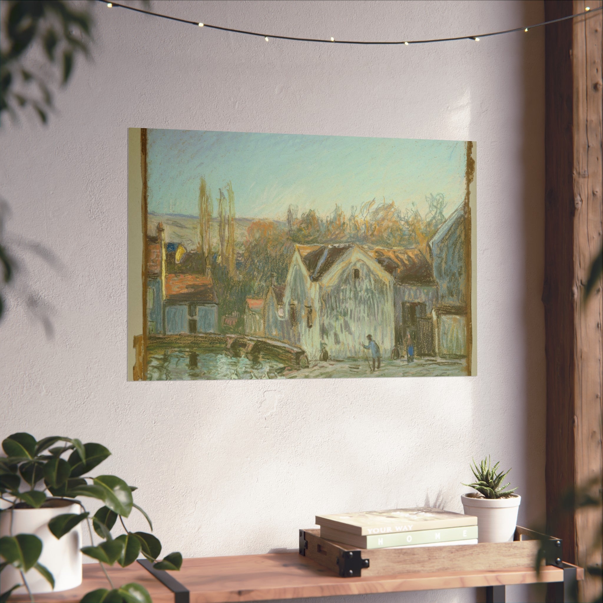 Alfred Sisley - A Corner of Moret-sur-Loing | Fine Art Poster