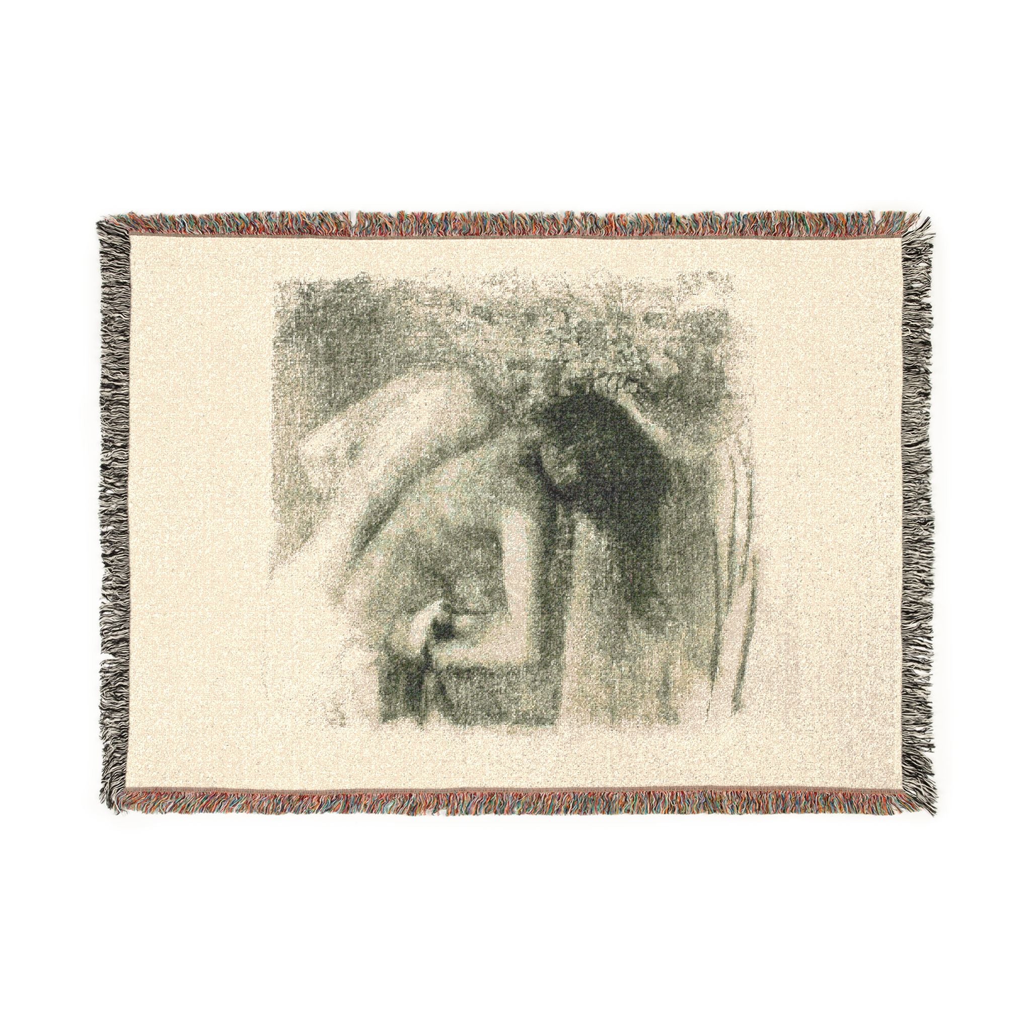 Hilaire Germain Edgar Degas - After the Bath (large version) | Woven Tapestry Blanket
