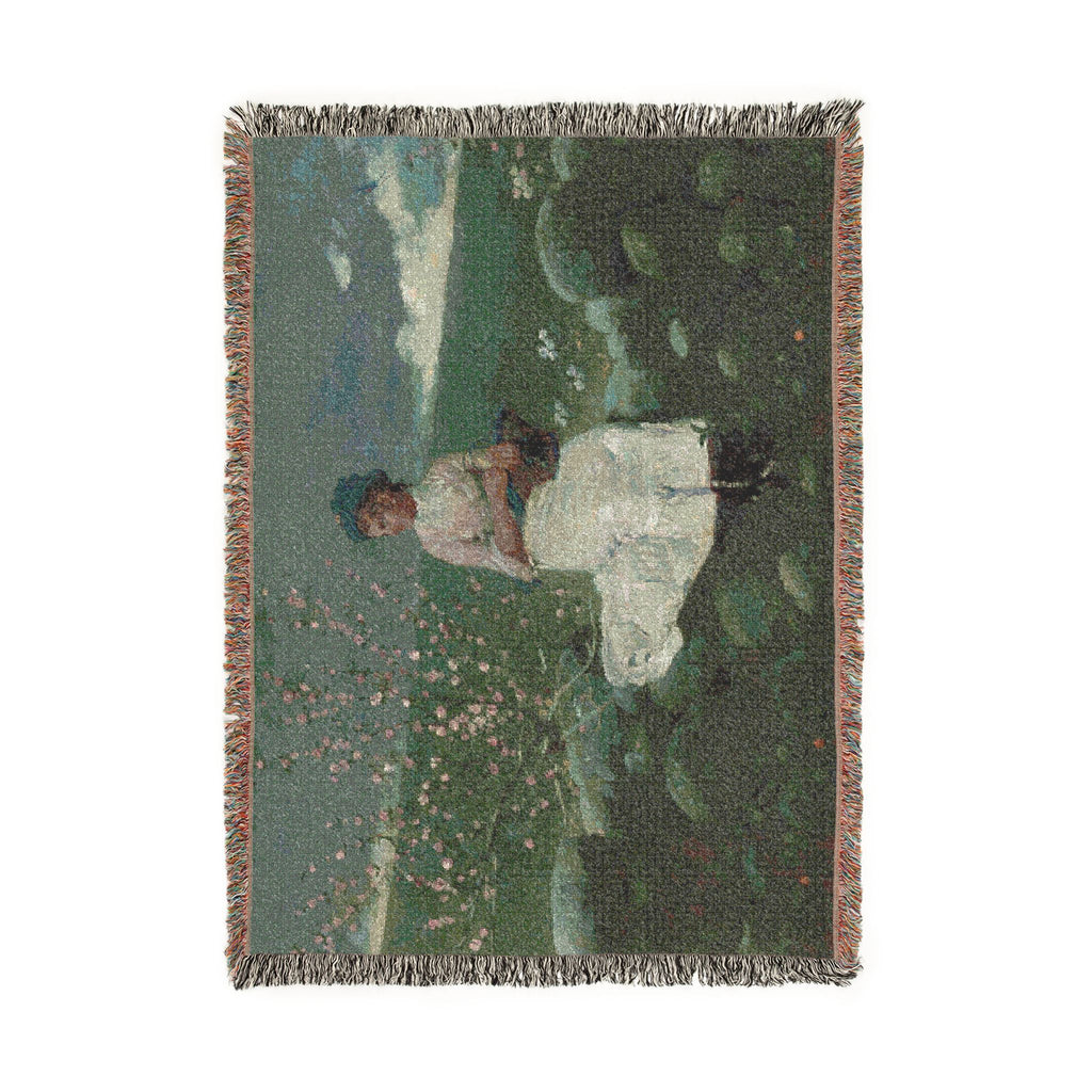 Winslow Homer - Peach Blossoms | Woven Tapestry Blanket