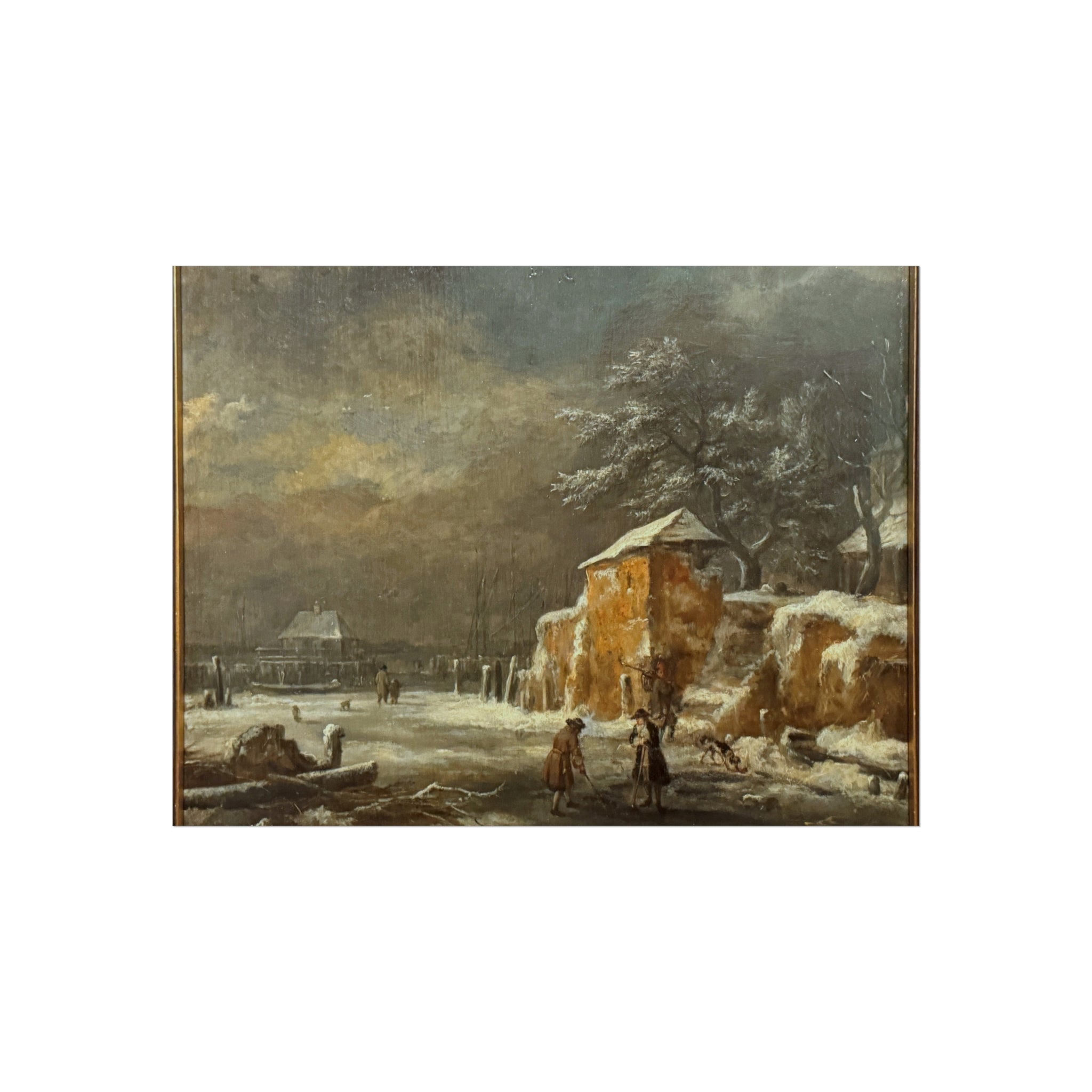 Hamburg, Kunsthalle, Jacob van Ruisdael, Winterlandschaft | Fine Art Poster
