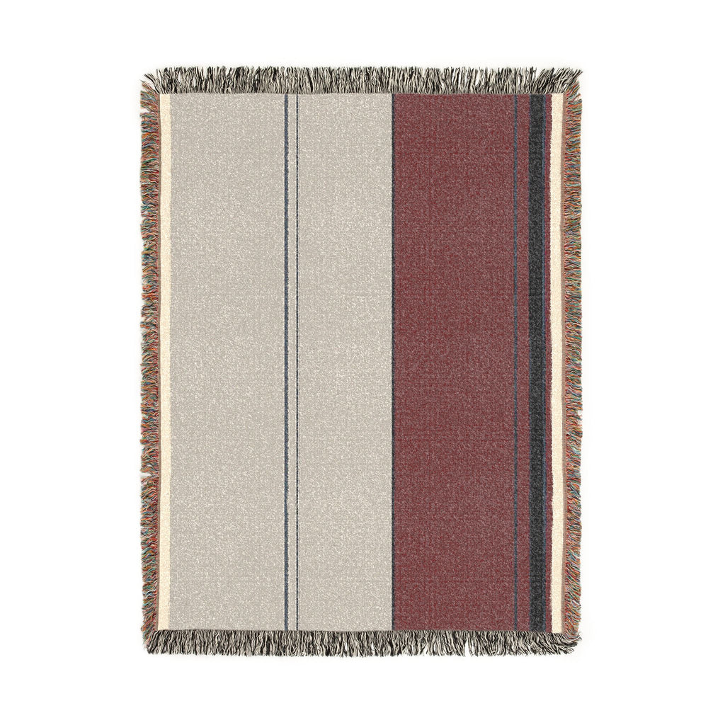 Orchard Throw — Stone · Fig · Slate